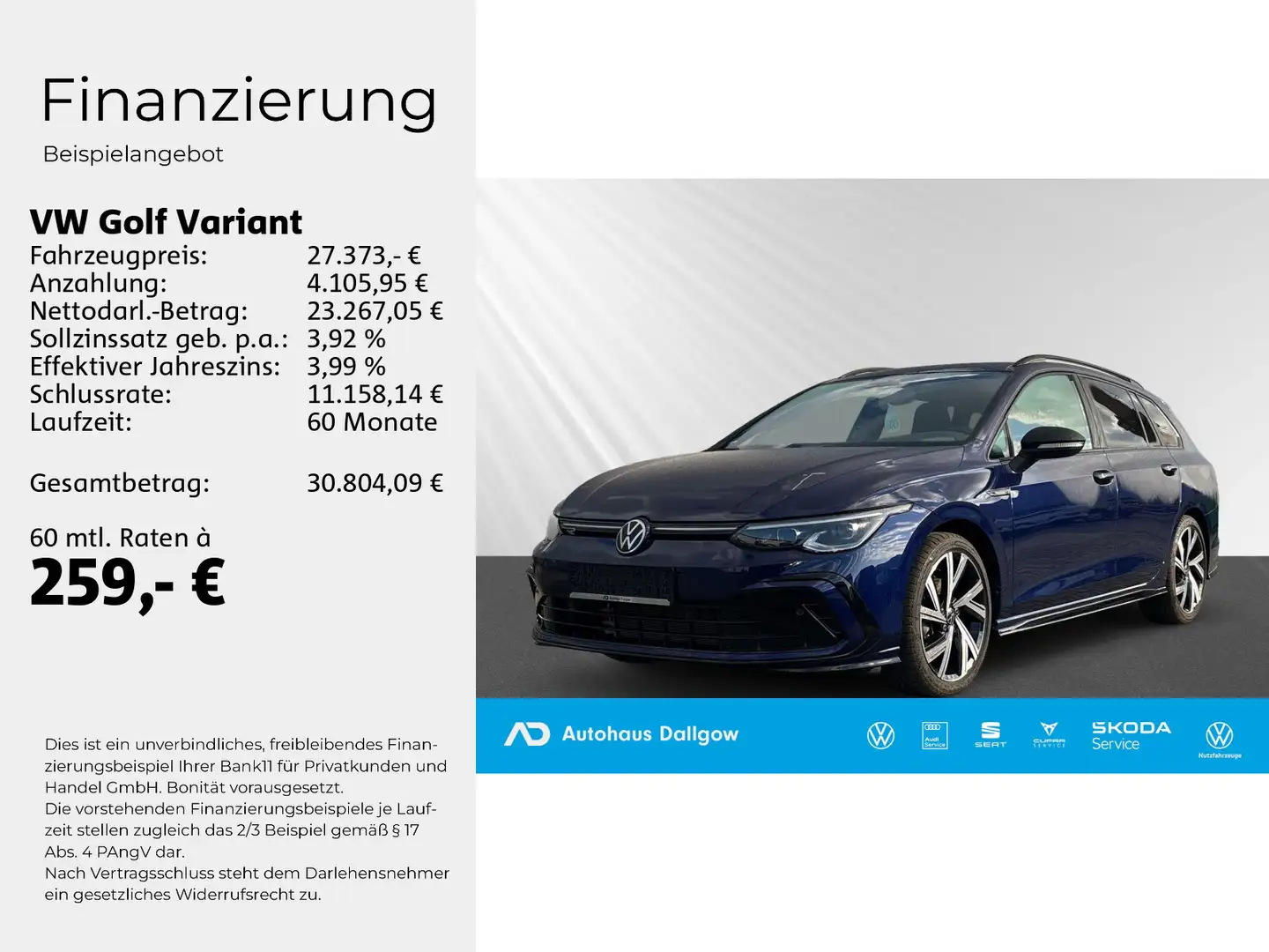 Volkswagen Golf Variant R-Line 1,5 l eTSI OPF 96 kW (130 PS Bleu - 2