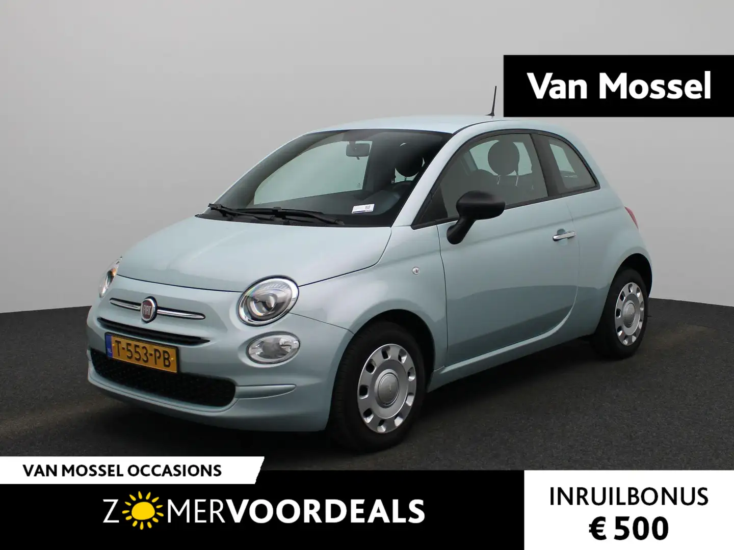 Fiat 500 1.0 Hybrid | Airco | Apple Carplay/Android Auto | Groen - 1