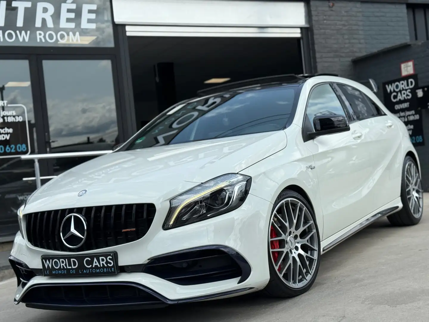 Mercedes-Benz A 45 AMG 4-Matic COMPET. PACKAGE TOIT PANO ECHAP.SPORT FULL Alb - 1