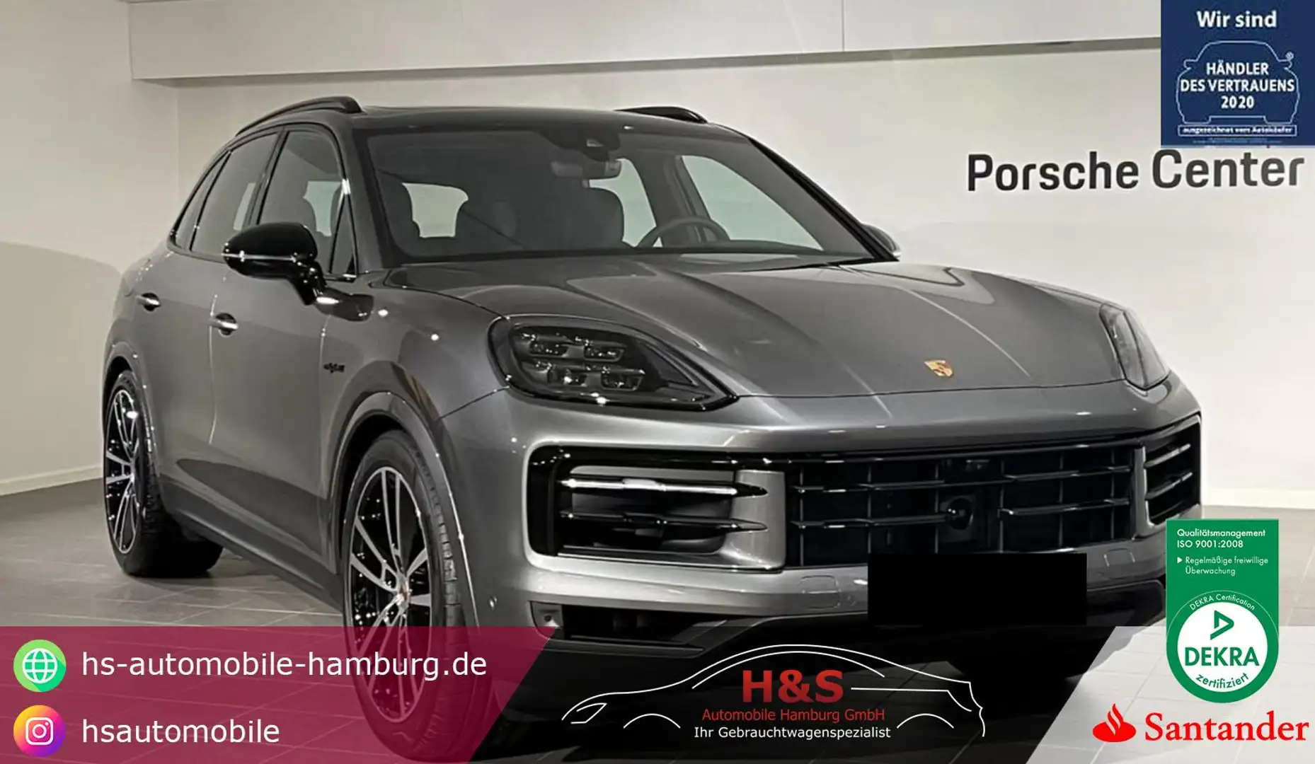 Porsche Cayenne E-Hybrid Grau - 1