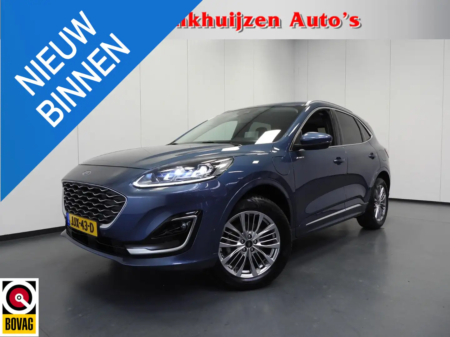 Ford Kuga 2.5 PHEV Plug-In Vignale LEER/TREKHAAK/B&O/HEAD-UP Bleu - 1