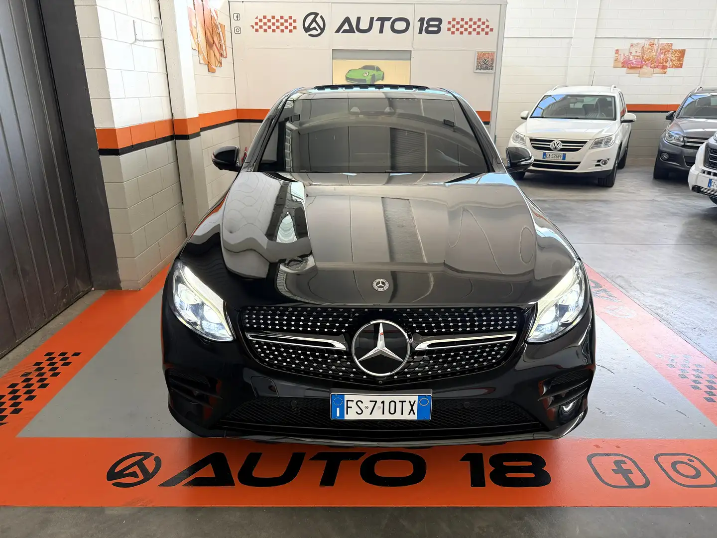 Mercedes-Benz GLC 350 d 4Matic Coupé Premium +Tetto + Night Edition!! Nero - 2