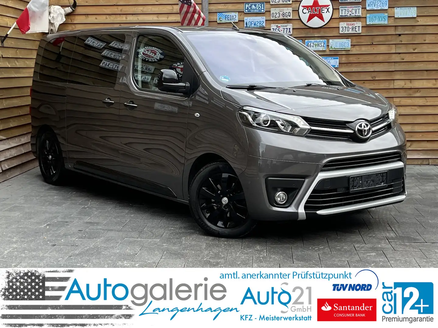 Toyota Proace L1 Executive 7 Sitze LEDER 360° AHK LED Grijs - 1