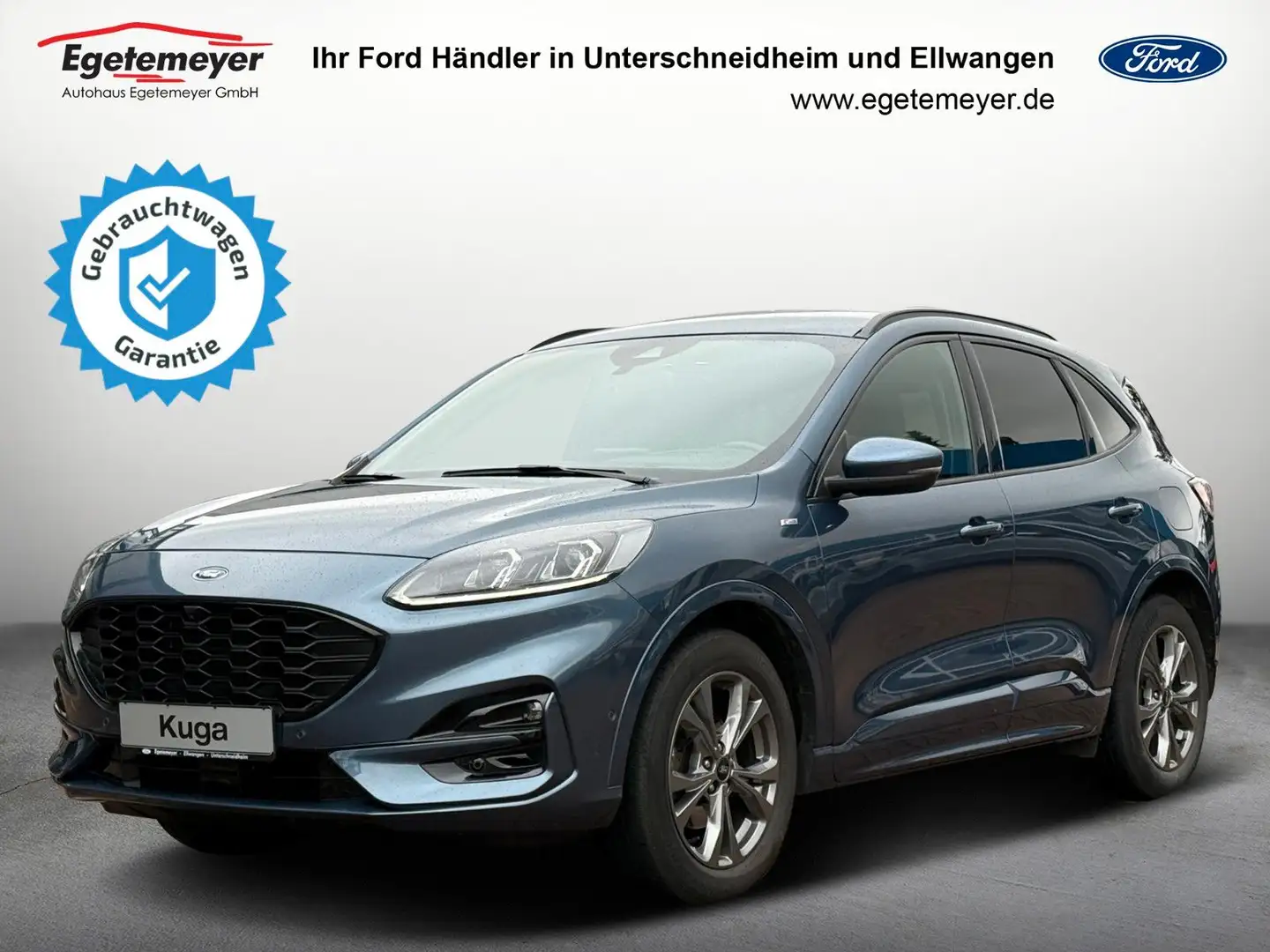 Ford Kuga ST-Line X AUTOMATIK ACC NAVI AHK BLIS LED Blau - 1