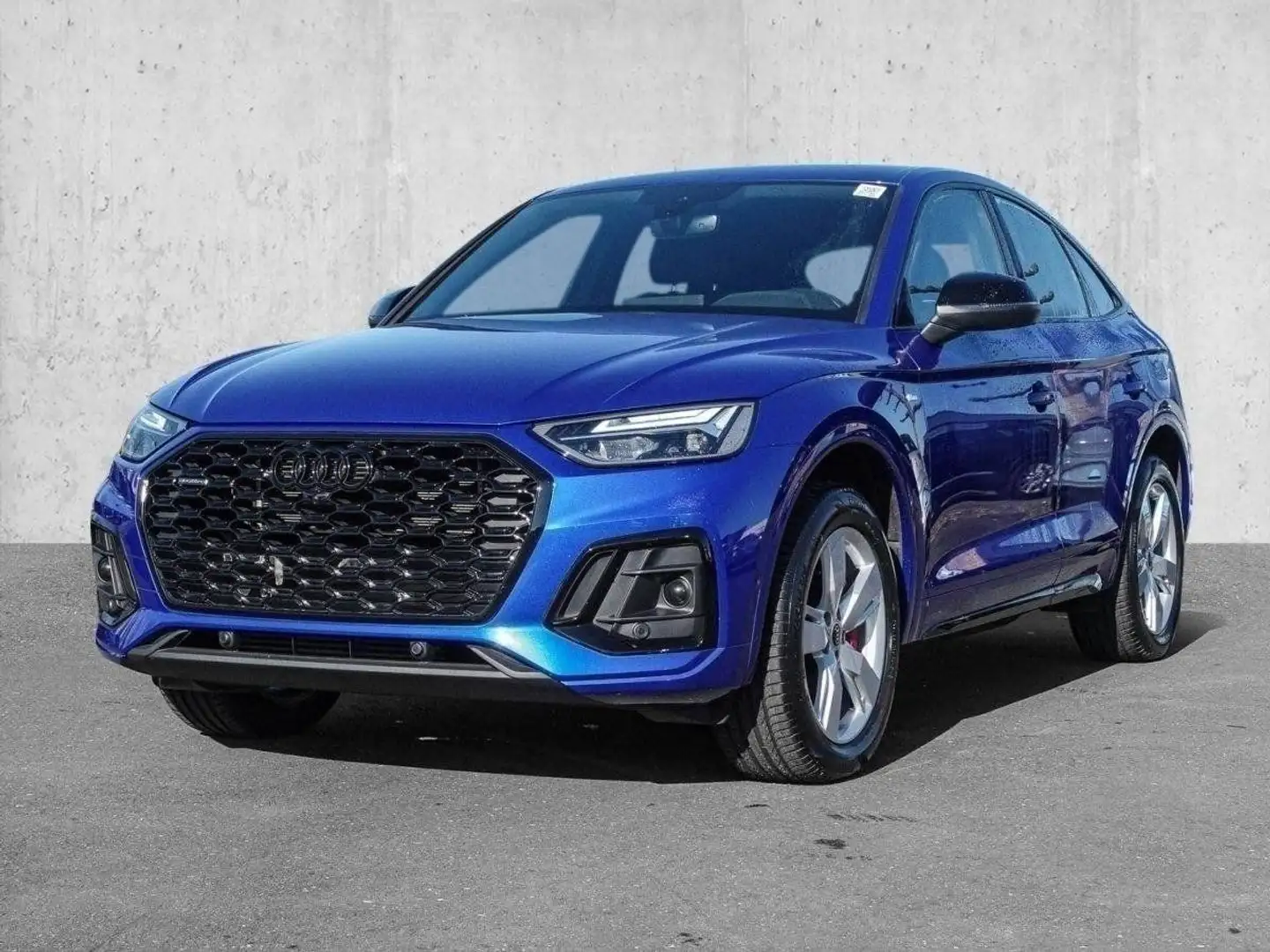 Audi Q5 50 TFSI E 300ch S Line Quattro S Tronic 7 Bleu - 1
