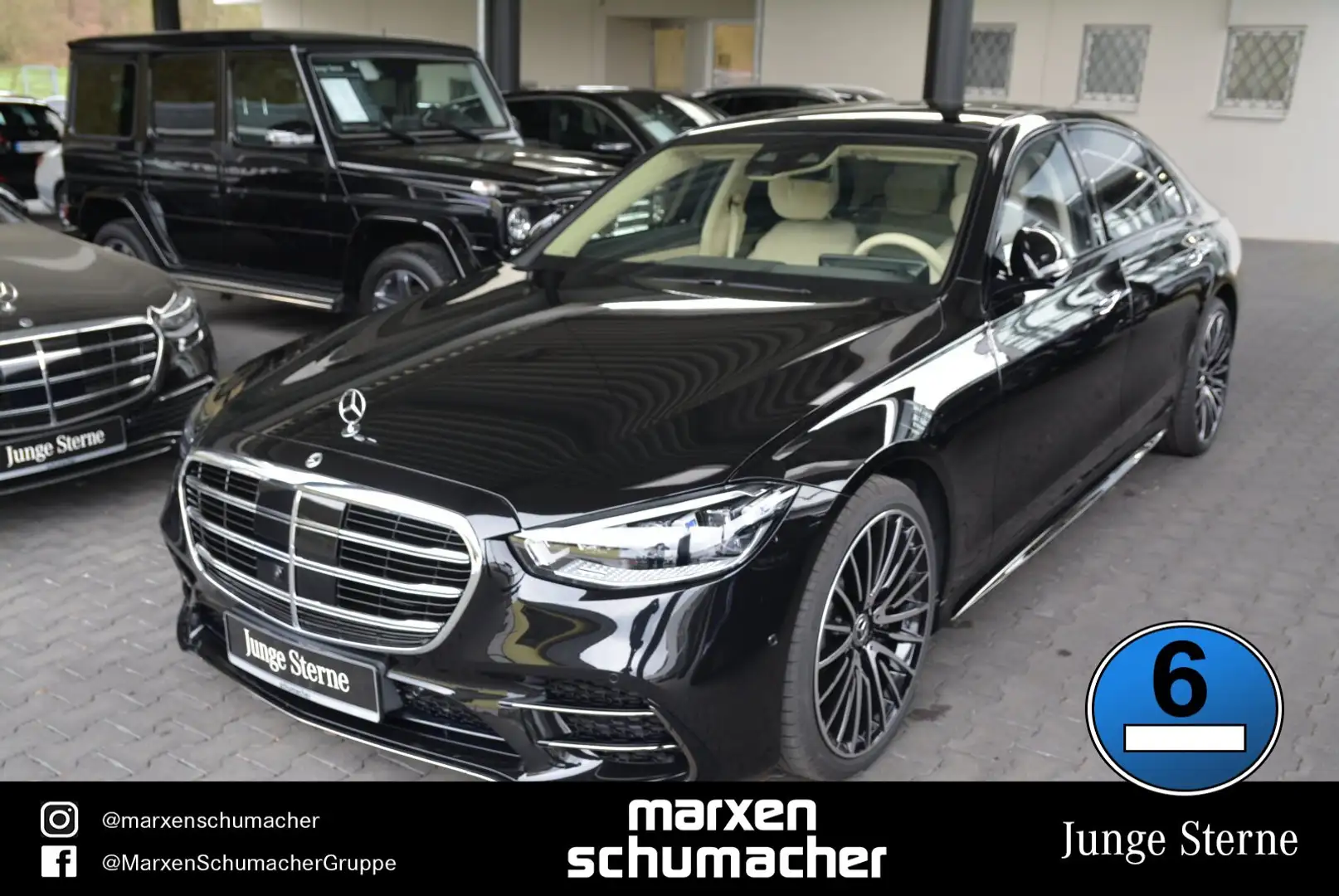 Mercedes-Benz S 400 S 400 d 4M Lang AMG Exkl 3D+Distronic+Pano+ARHuD Fekete - 1