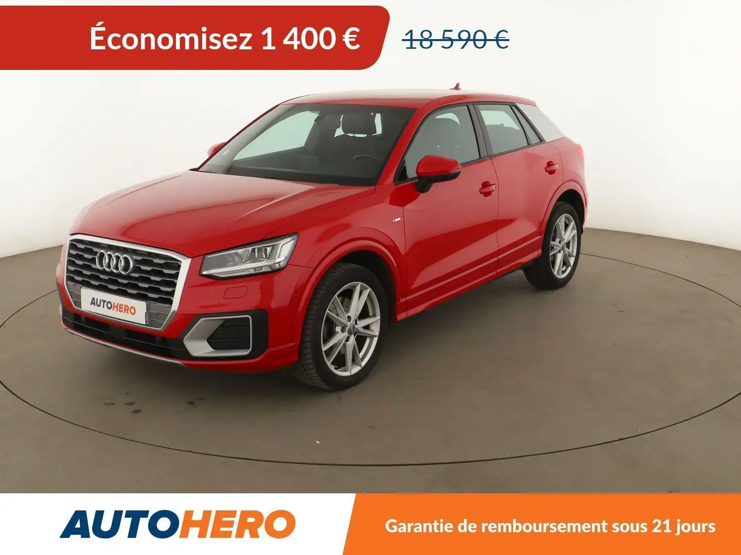 Audi Q2 1.4 TFSI COD S Line S Tronic Rouge - 1