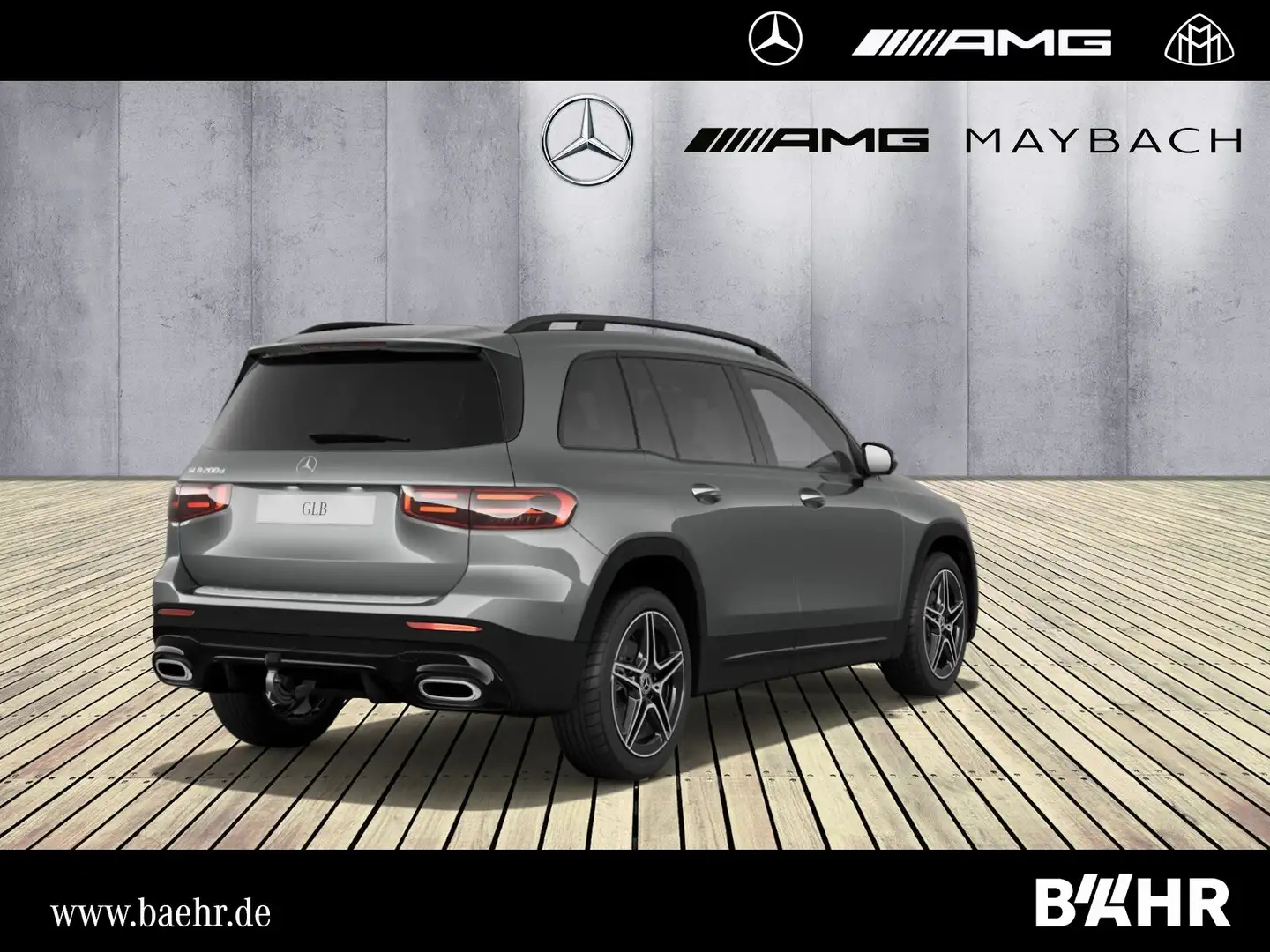 Mercedes-Benz GLB 200 GLB 200 d AMG+Night/MBUX/LED/AHK/Totwinkel/360° Grau - 2