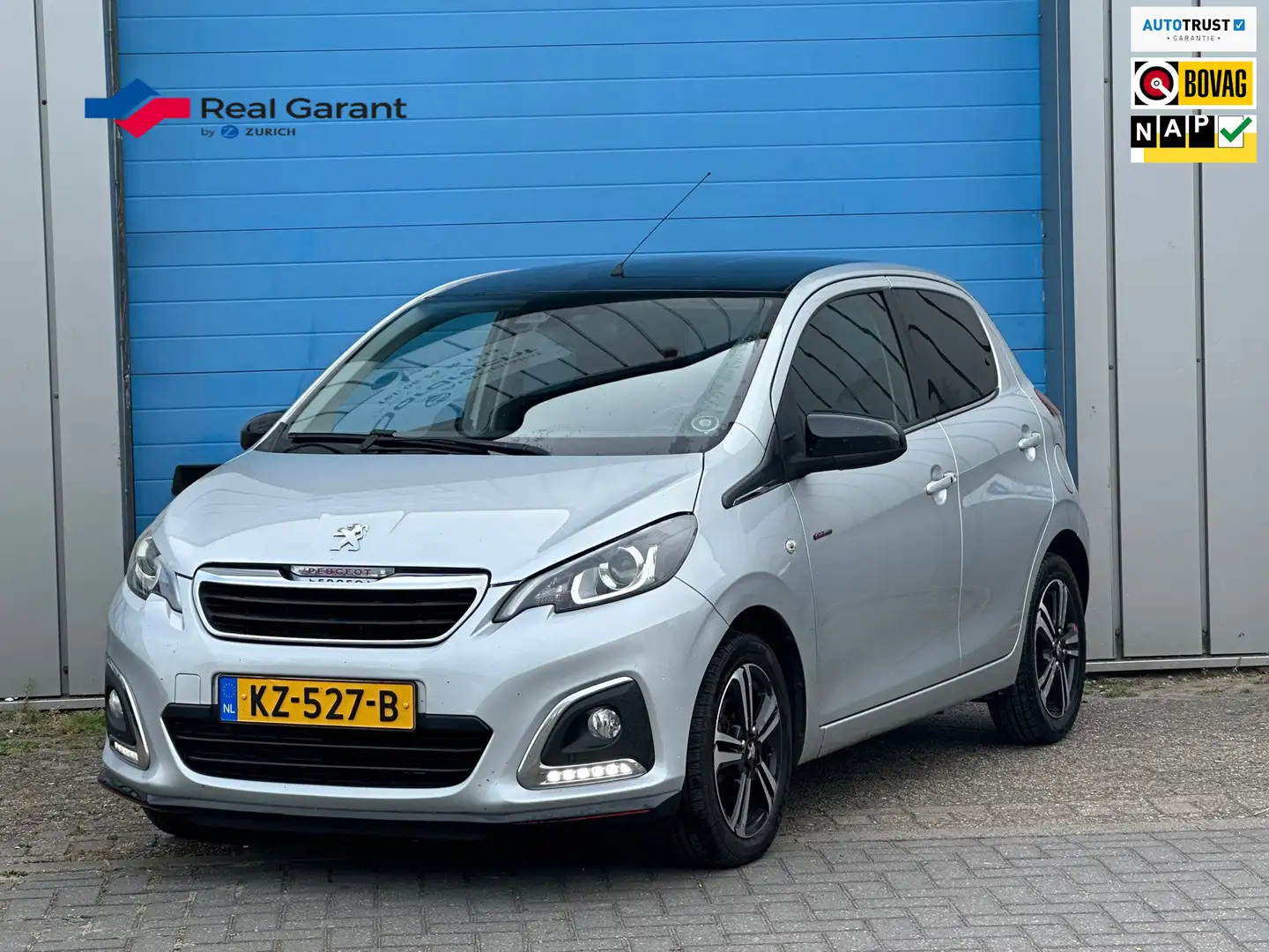 Peugeot 108 1.2 Puretech GT-Line CAMERA NAVI PDC Gris - 1