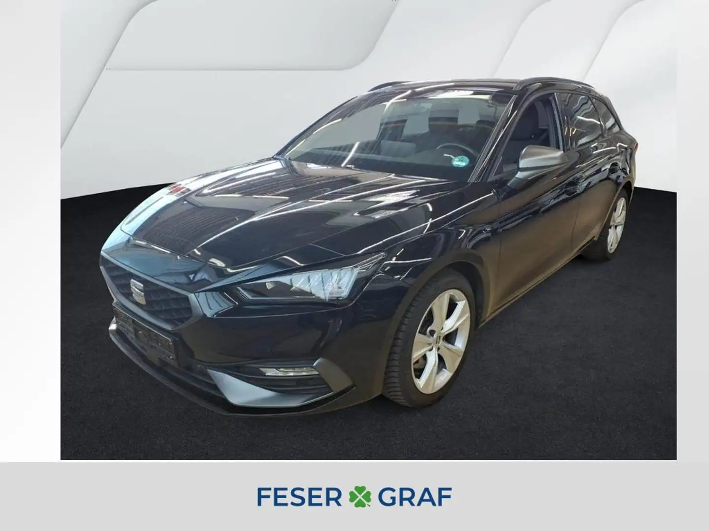 SEAT Leon SP FR-Line 2.0 TDI DSG AHK Navi LED RFK Keyless Schwarz - 1