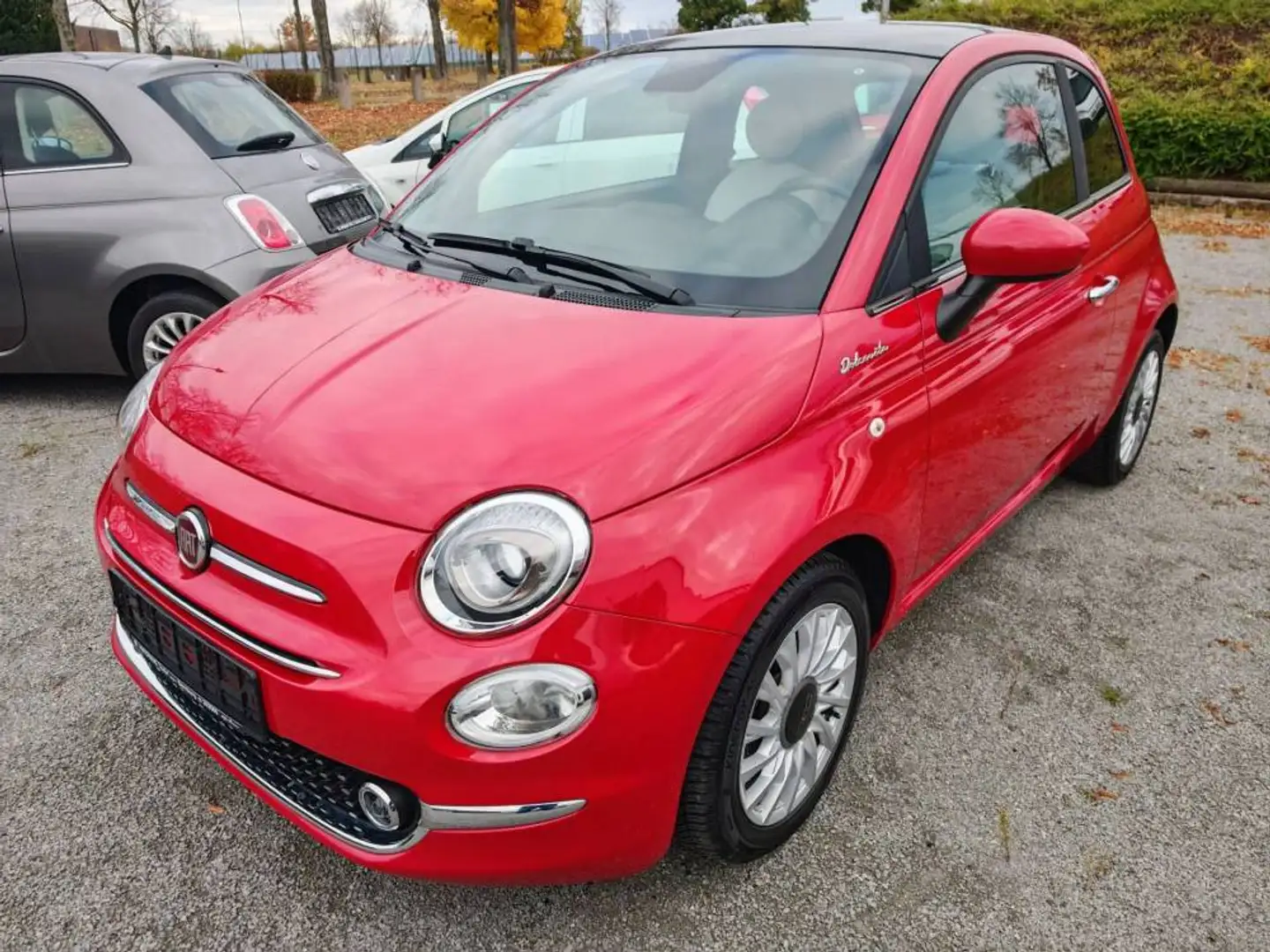 Fiat 500 Dolcevita 1.0 GSE Hybrid Navi-Allwetter-PDC-DAB Rot - 1