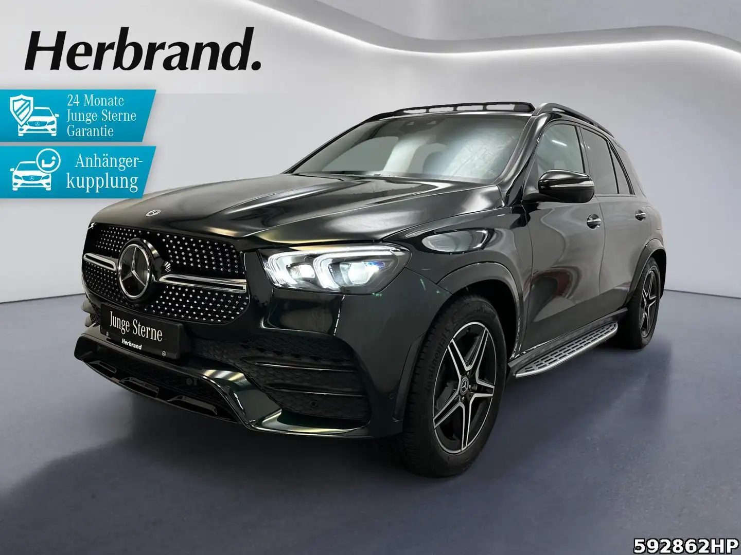 Mercedes-Benz GLE 350 e 4M AMG Line DISTRONIC AHK 360° Memory Grün - 1