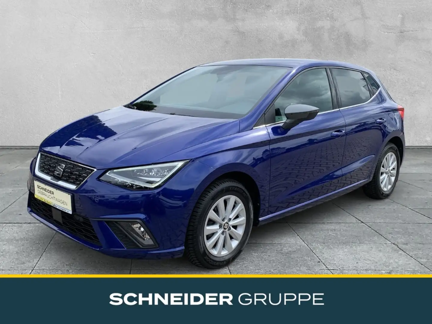 SEAT Ibiza 1.0 TGI XCELLENCE KLIMA+NAVI+SHZ Blau - 1