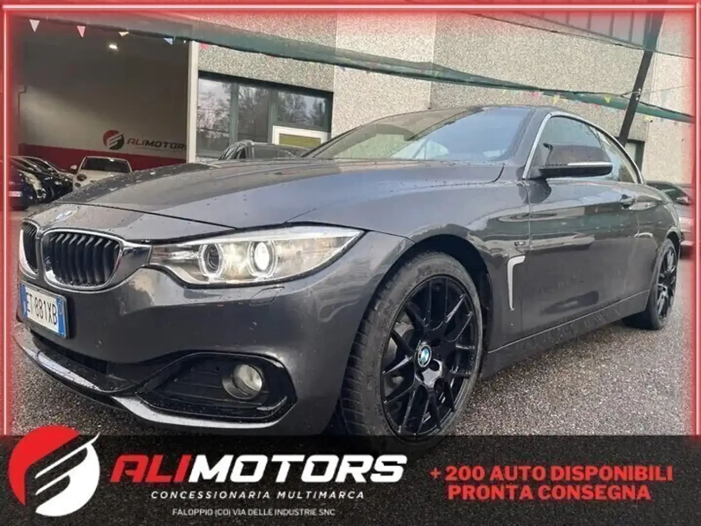 BMW 420 420d Cabrio*Cerchi*Pelle*Navi*Stupenda Grigio - 1