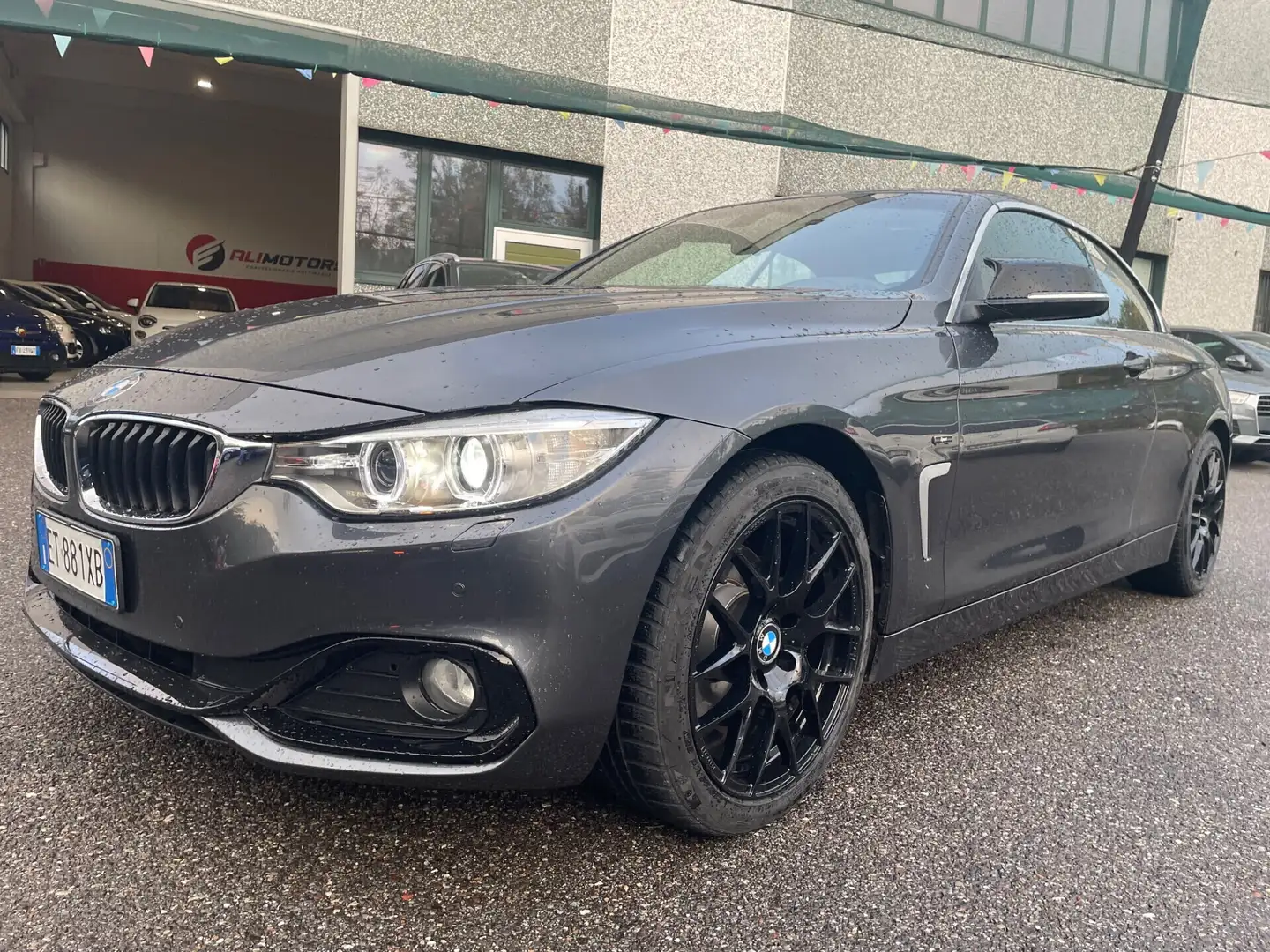 BMW 420 420d Cabrio*Cerchi*Pelle*Navi*Stupenda Grigio - 2