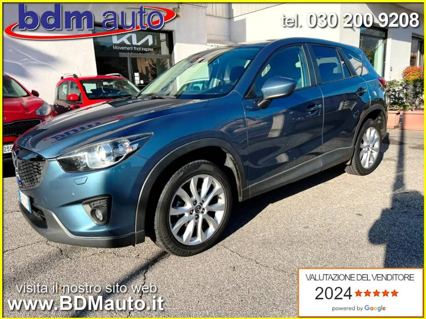 Mazda CX-5 2.2L Skyactiv-D 175CV 4WD Exceed*Automatica* Blauw - 1