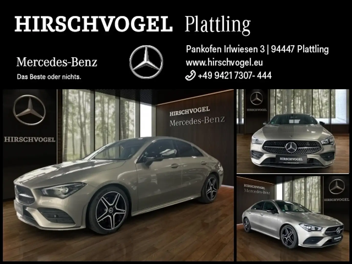 Mercedes-Benz CLA 200 AMG-Line+Night+MBUX+LED+Kam+Licht-&Sicht Plateado - 1