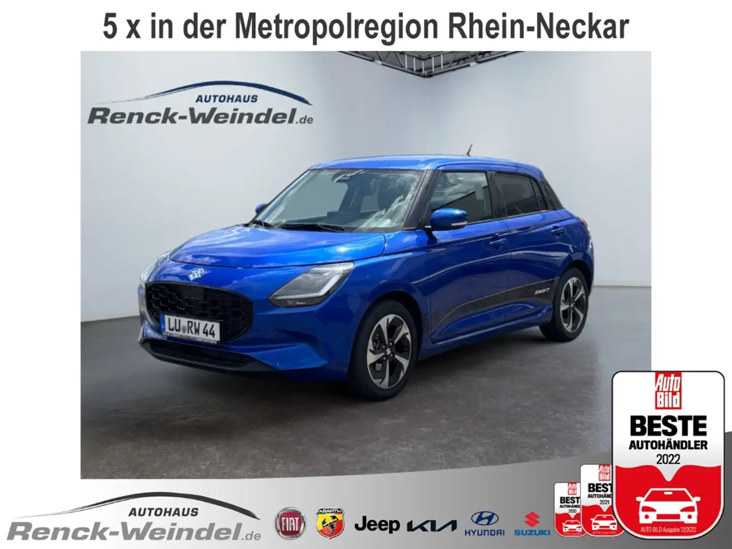 Suzuki Swift Comfort+ 1.2 Dualjet Navi LED Klimaautom DAB SHZ K Blau - 1