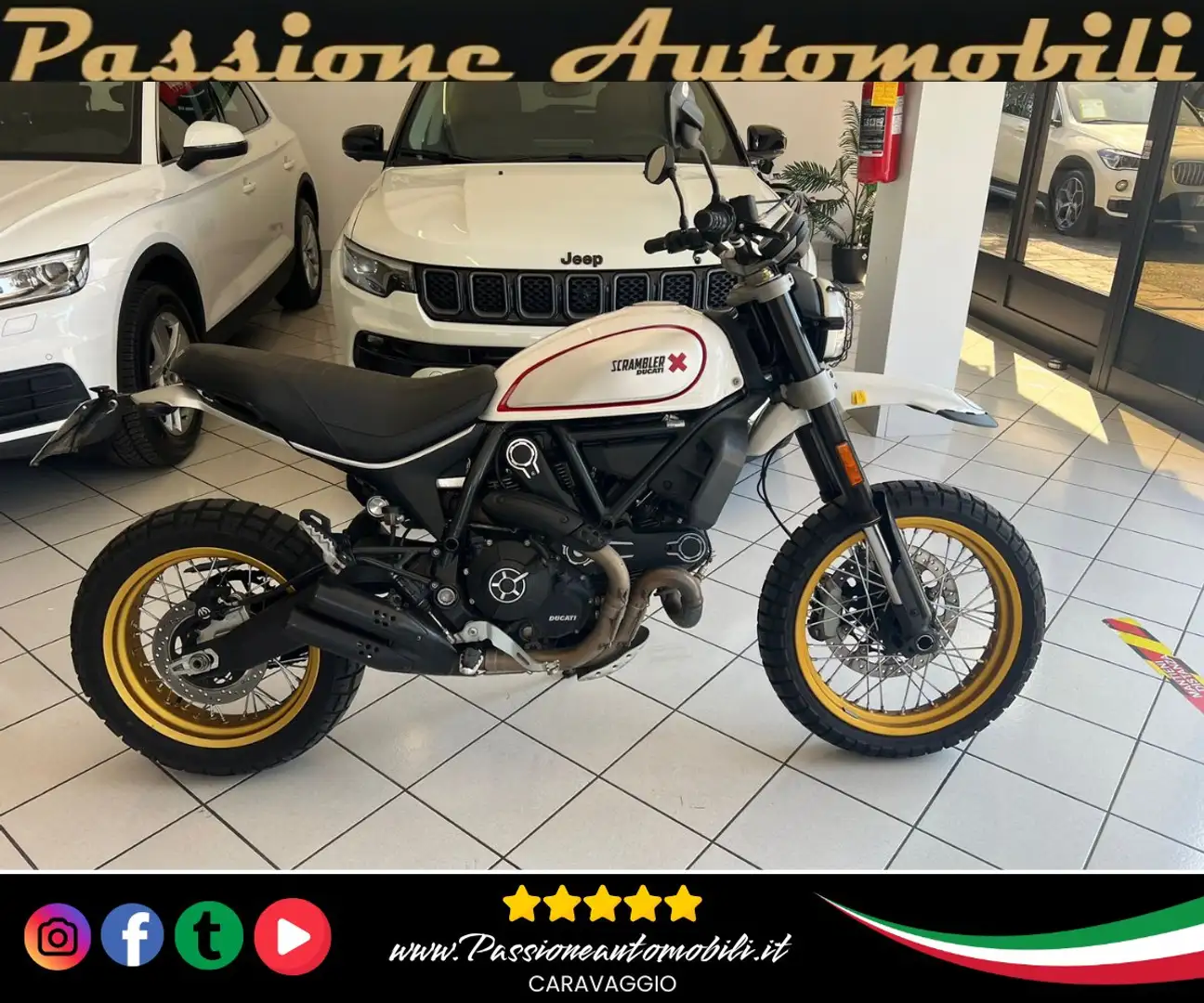 Ducati Scrambler 800cc Desert Sled Alb - 1