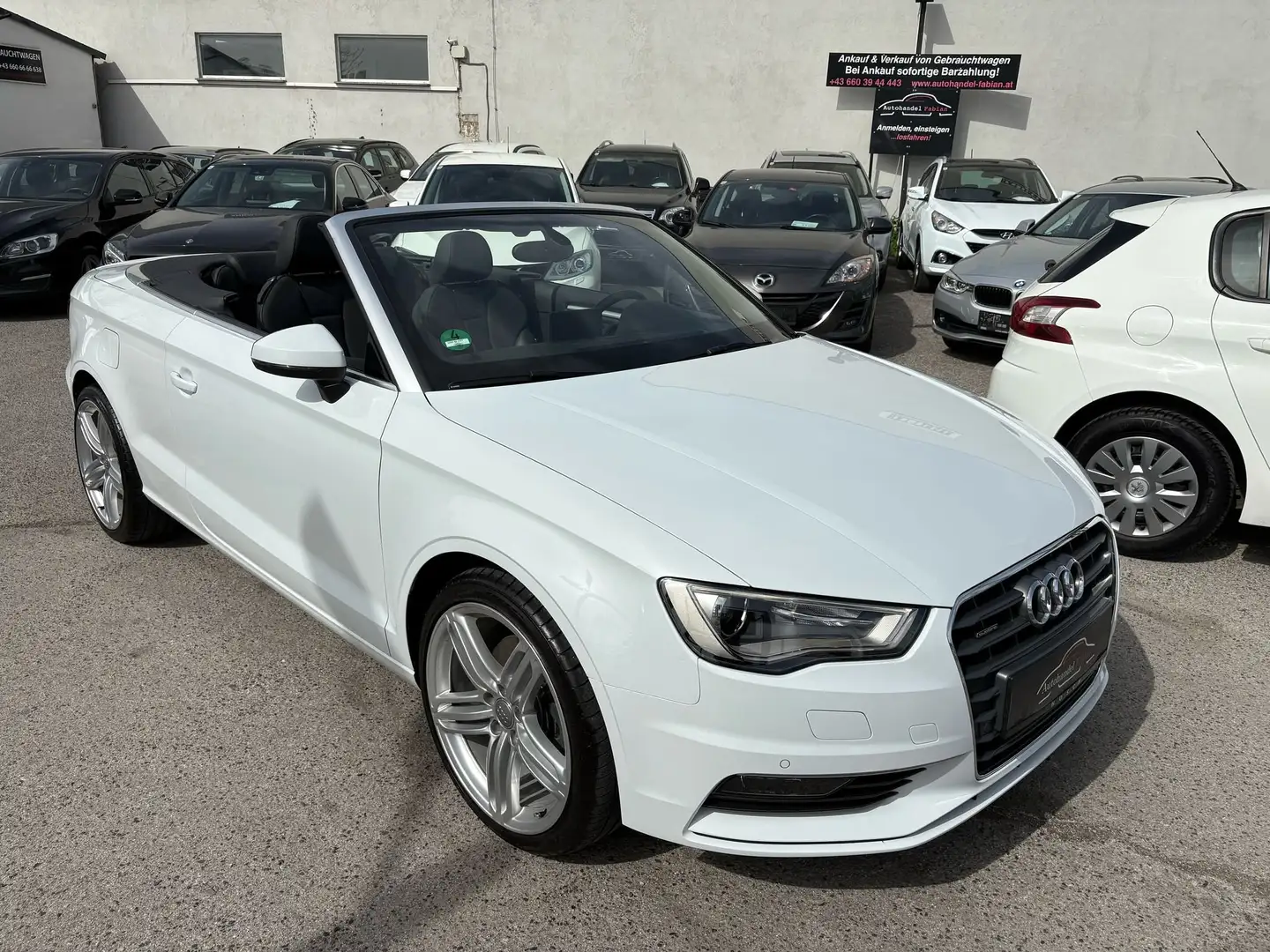 Audi A3 Cabrio 2,0 TDI quattro Autom. S-LINE PICKERL 10/25 Weiß - 1