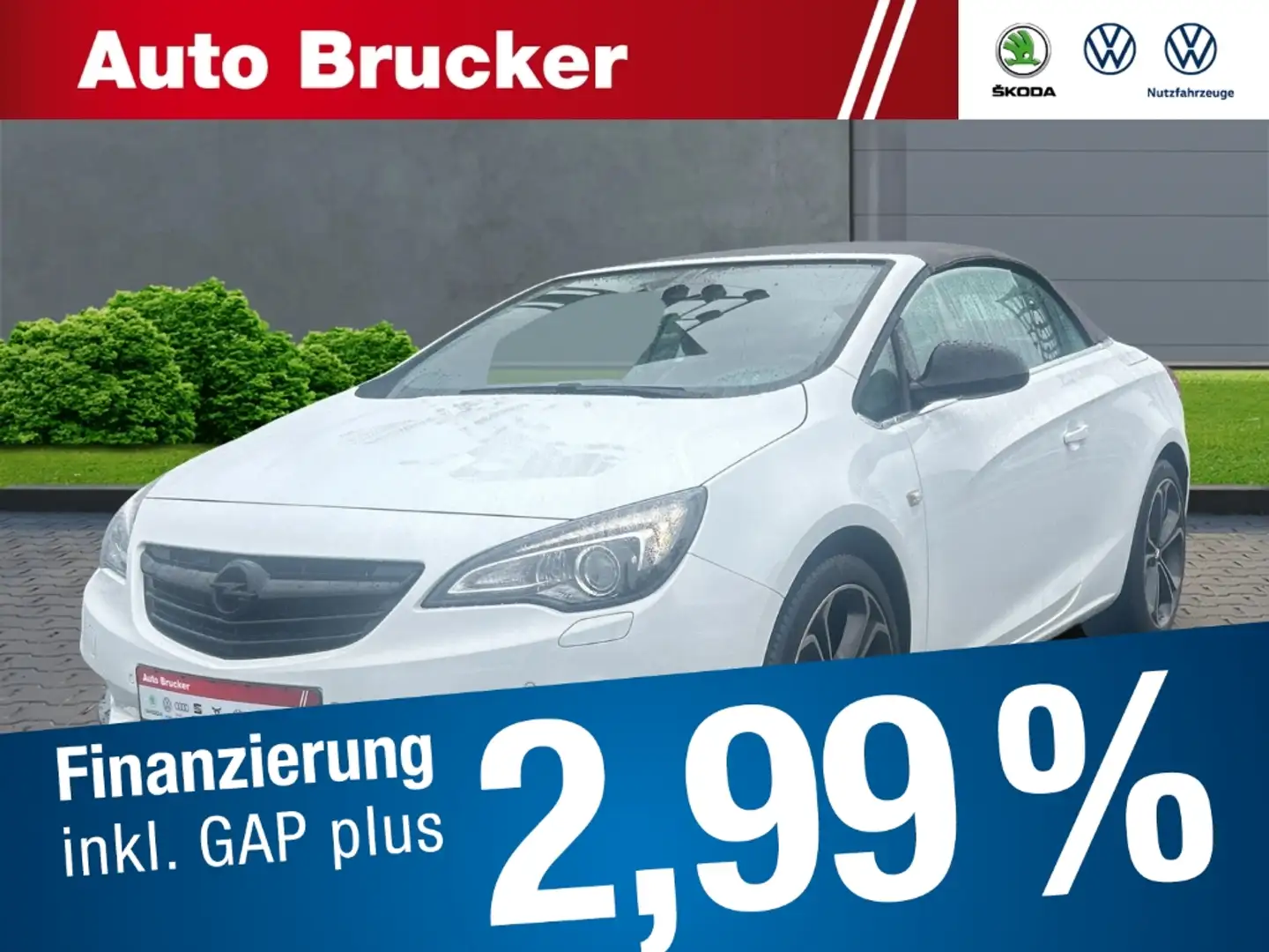 Opel Cascada Ultimate ecoFlex 1.6 Turbo  Bi-Xenon+2-Zonen-Klima Blanco - 1