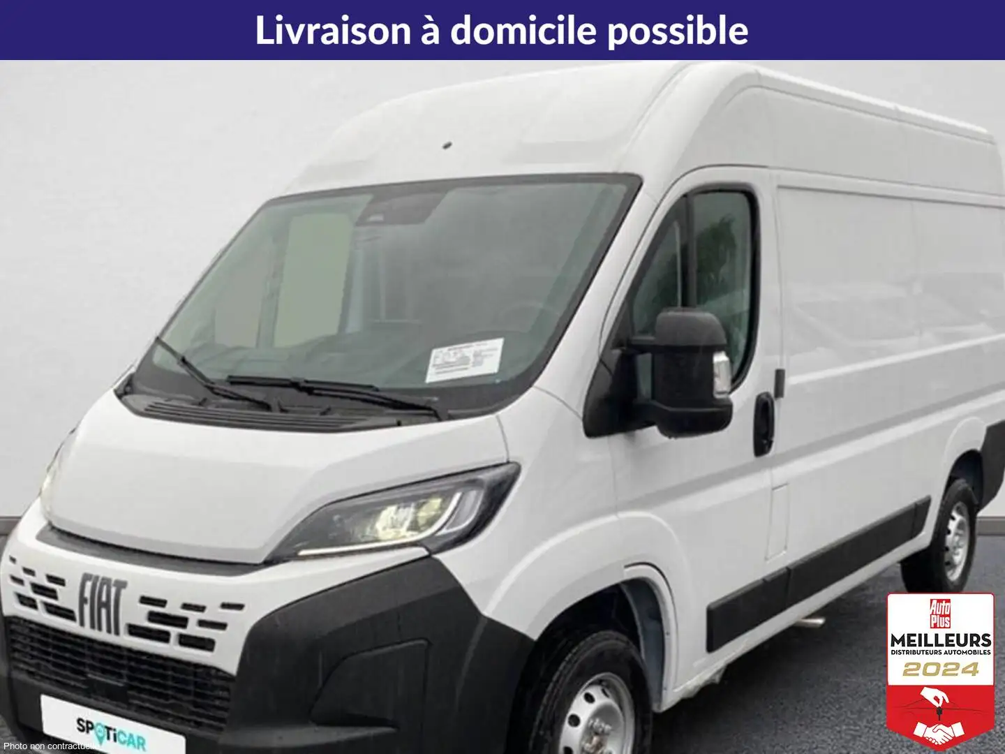 Fiat Ducato Tole mh2 3.5 t 140 ch s\u0026s bvm6 ducato fourgon Blanc - 1