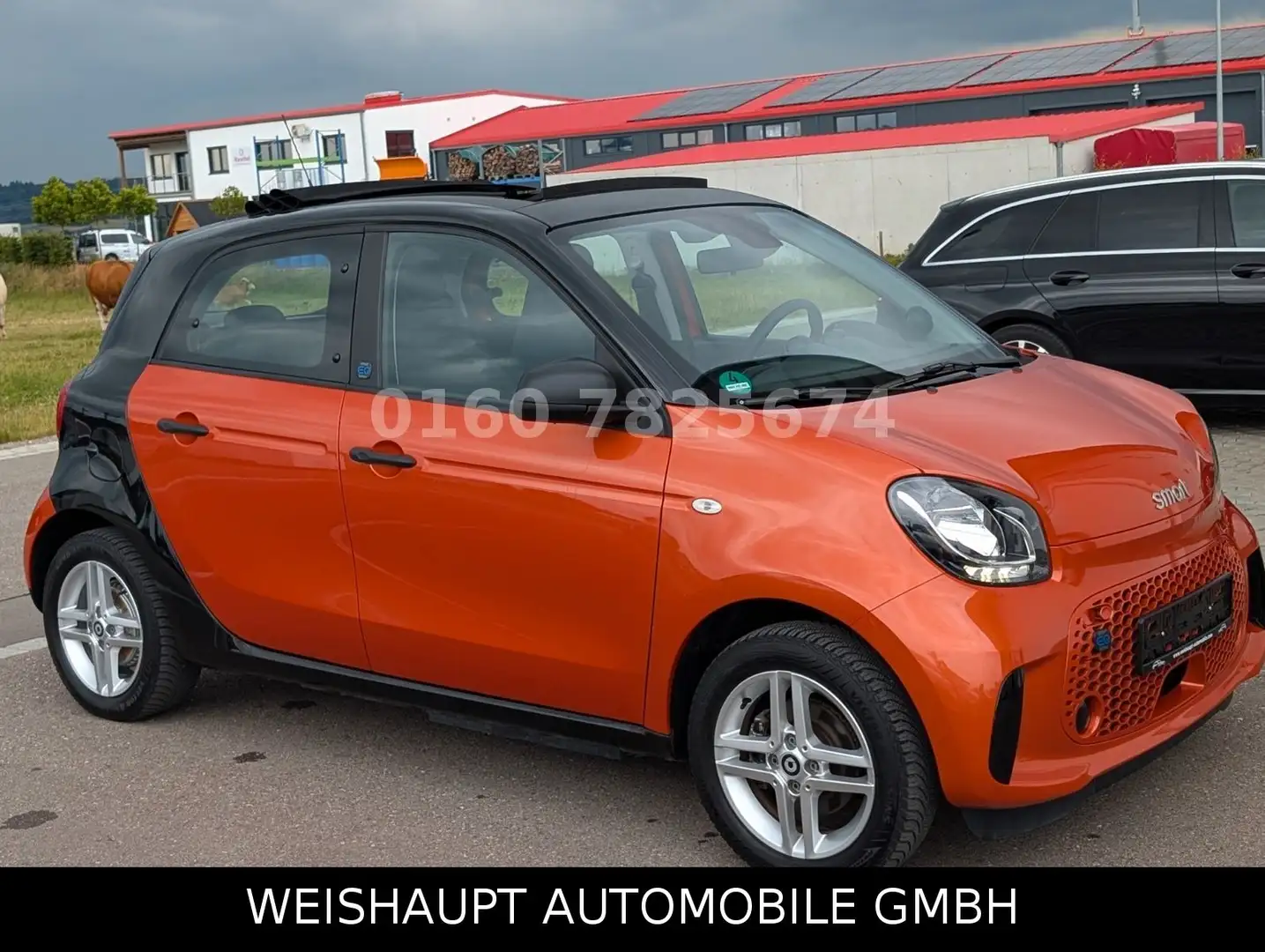 smart forFour -electric drive /EQ-Faltdach Alu-22KW-DBA Zwart - 1