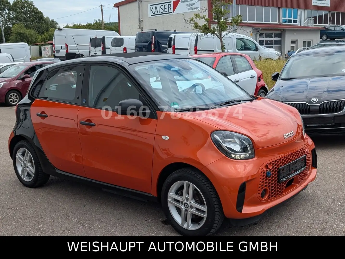 smart forFour -electric drive /EQ-Faltdach Alu-22KW-DBA Zwart - 2