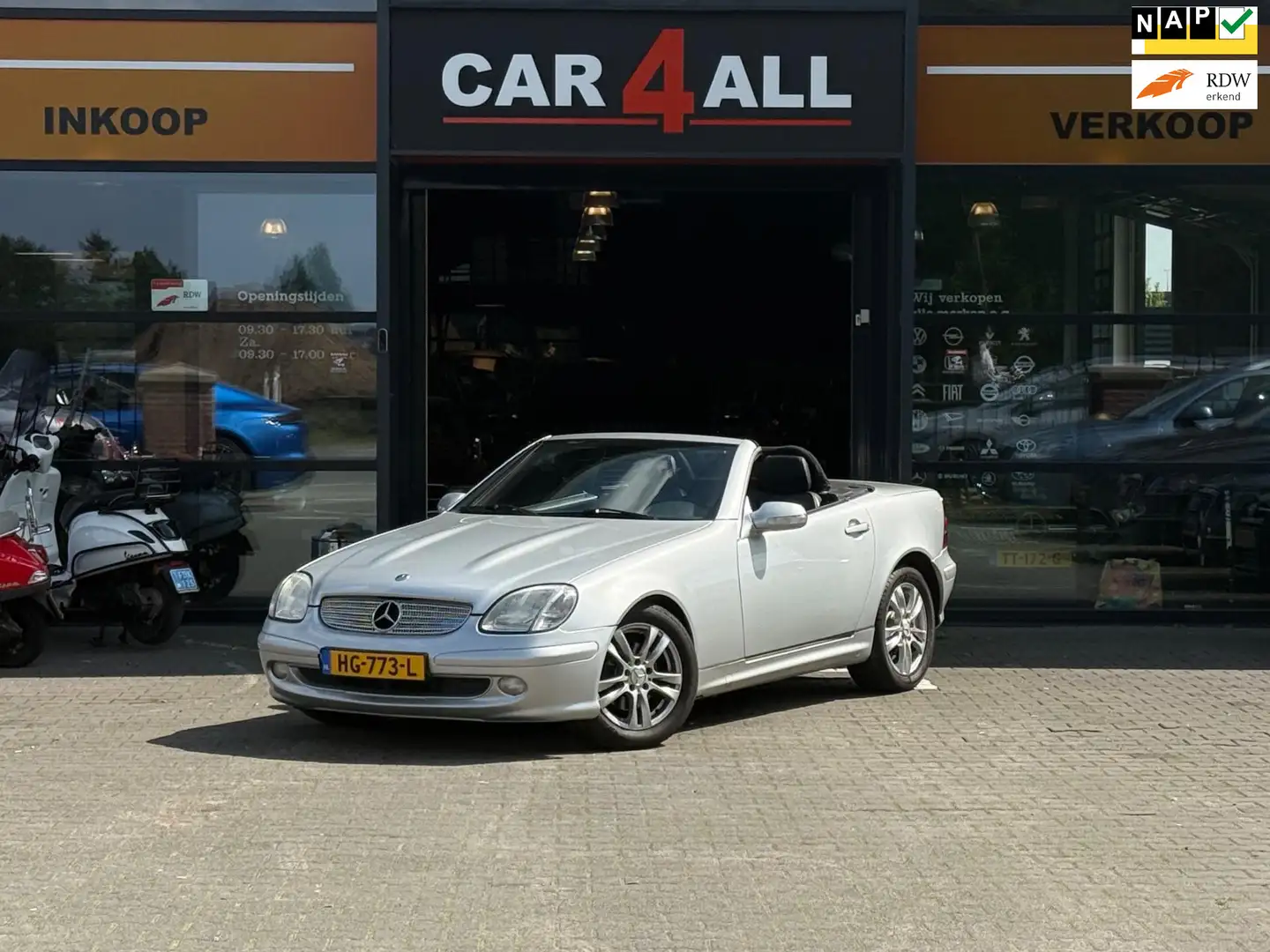 Mercedes-Benz SLK 200 K. Final Edition STLVRM/LEDER/AUTOMAAT/APK 20-10-2 Gris - 1