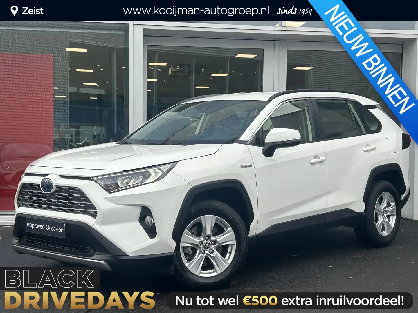 Toyota RAV 4 2.5 Hybrid Active Blanc - 1