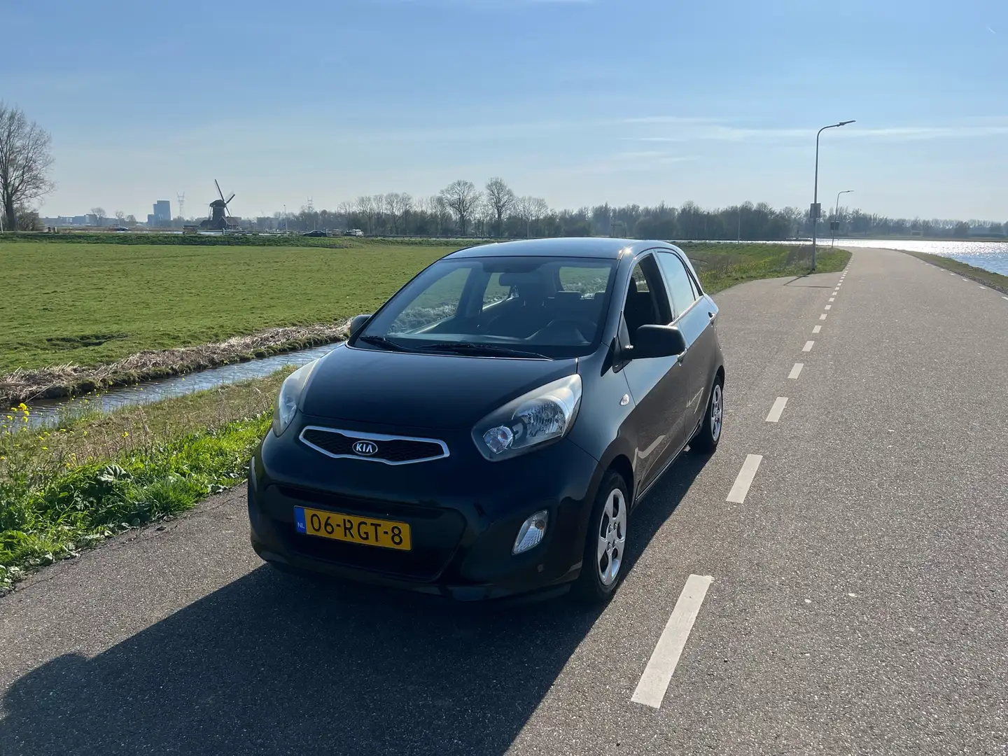 Kia Picanto 1.0 CVVT NAP ✅ Zwart - 1