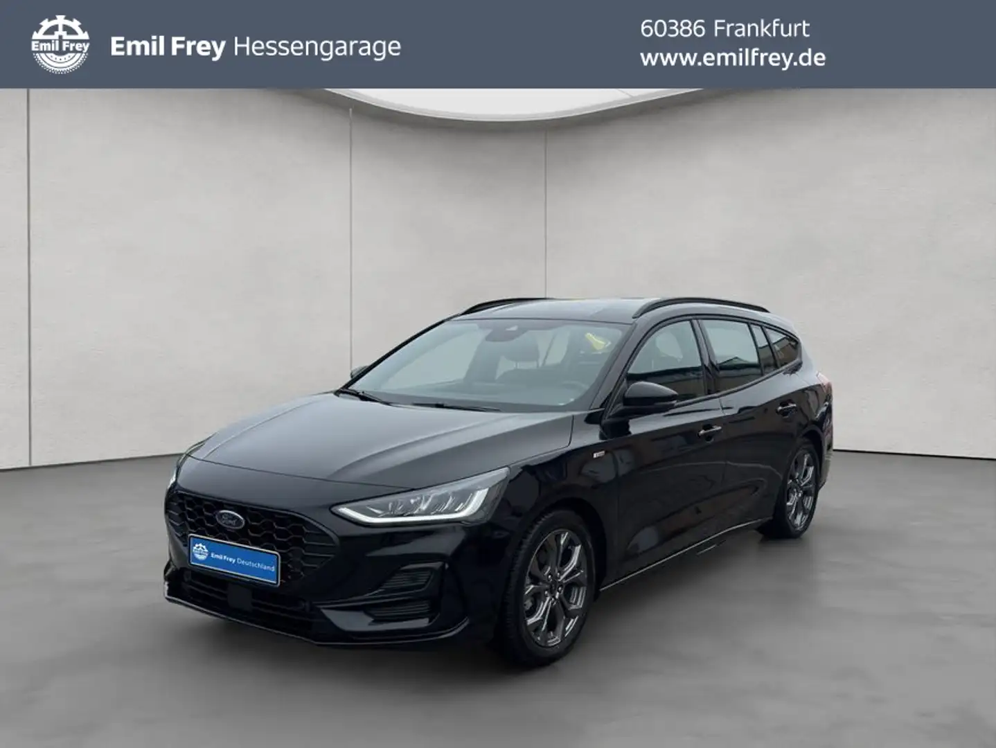 Ford Focus Turnier 1.0 EcoBoost Hybrid Aut. ST-LINE Schwarz - 1