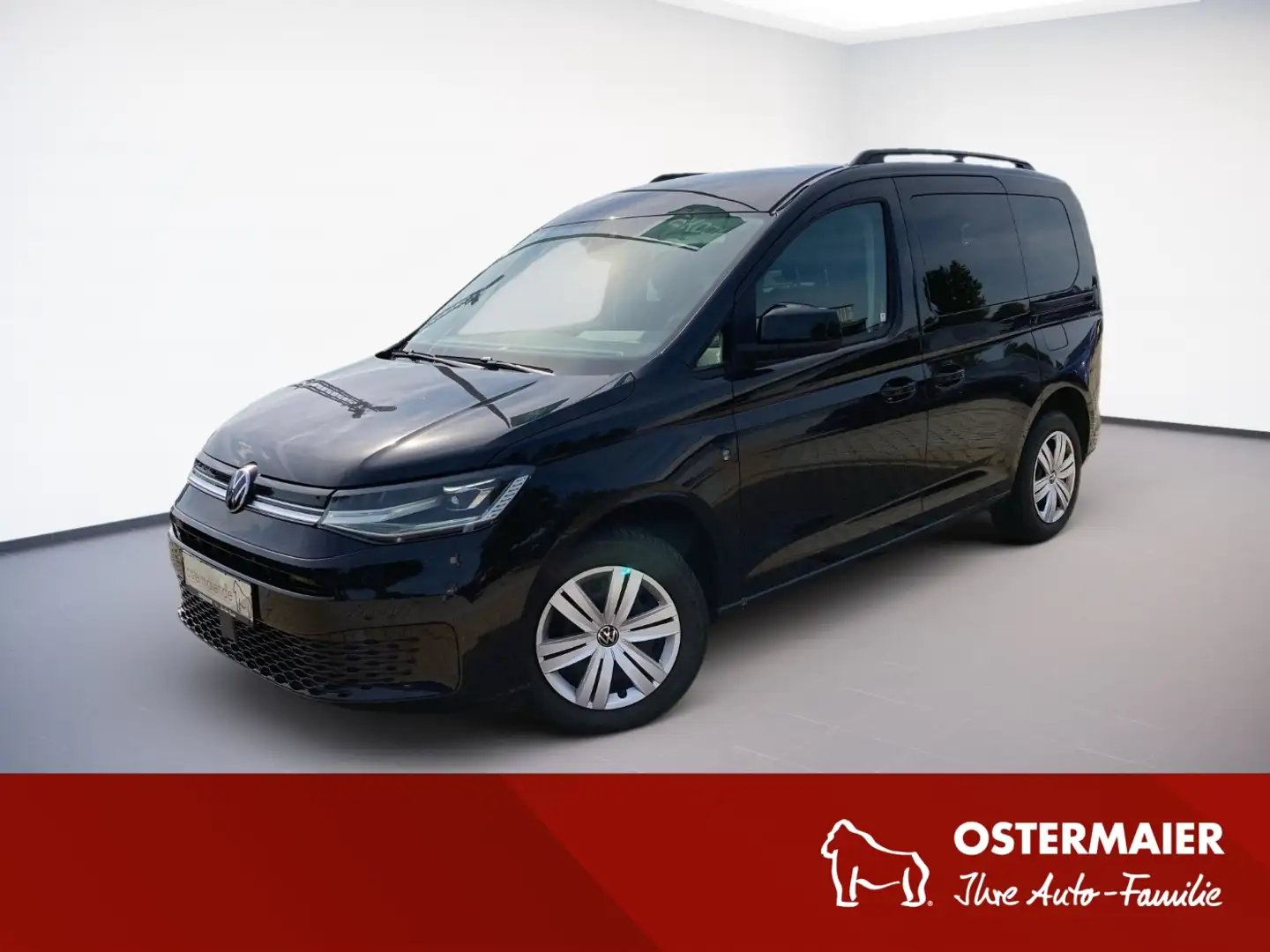 Volkswagen Caddy Life 2.0TDI LED.STHZG.2xPDC.FrontA.LaneA.AbbiegeA. Noir - 1