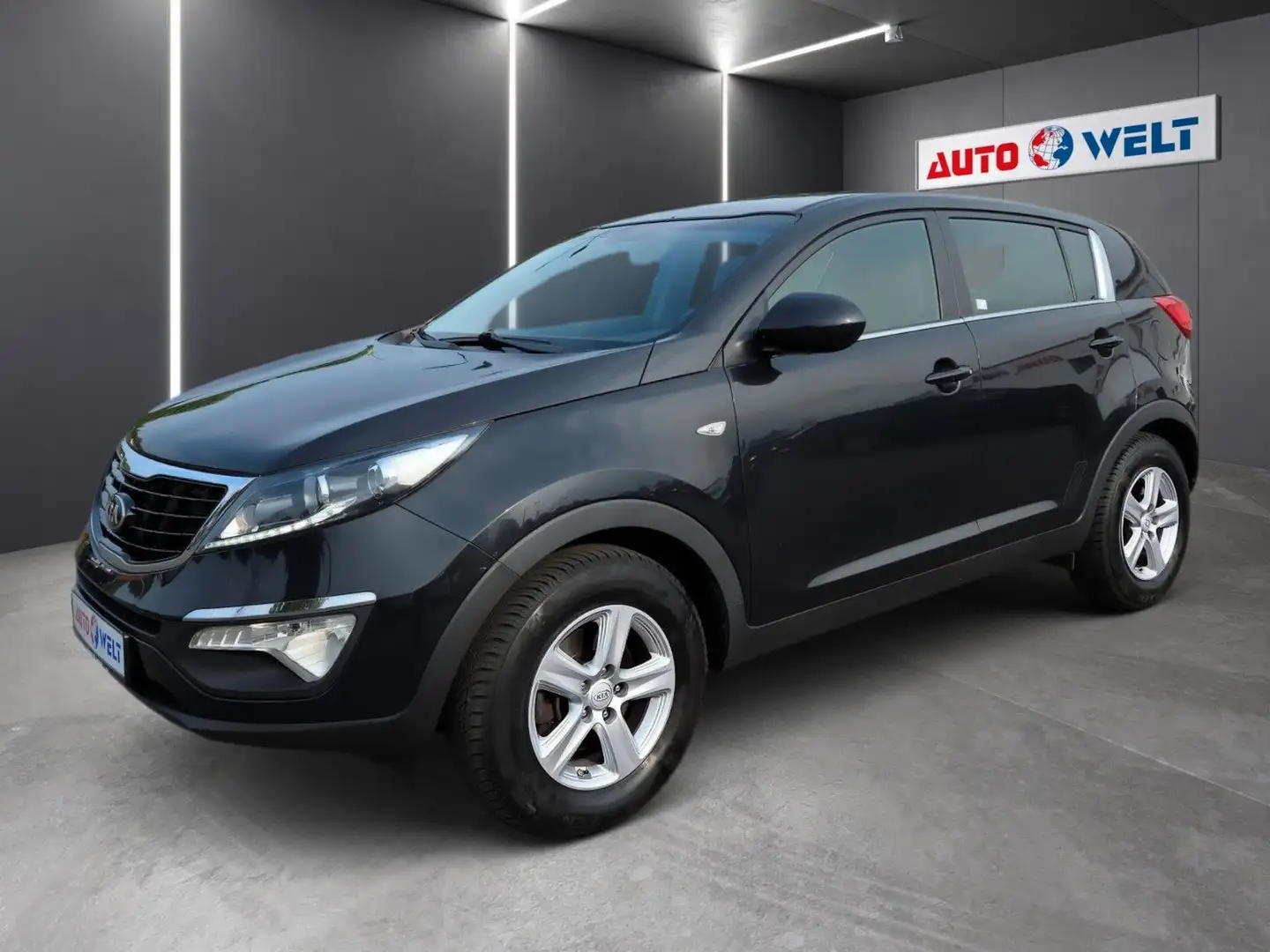 Kia Sportage 1.6 GDI 1.Hand Dual-Klima 4xSitzhzg BT Schwarz - 1
