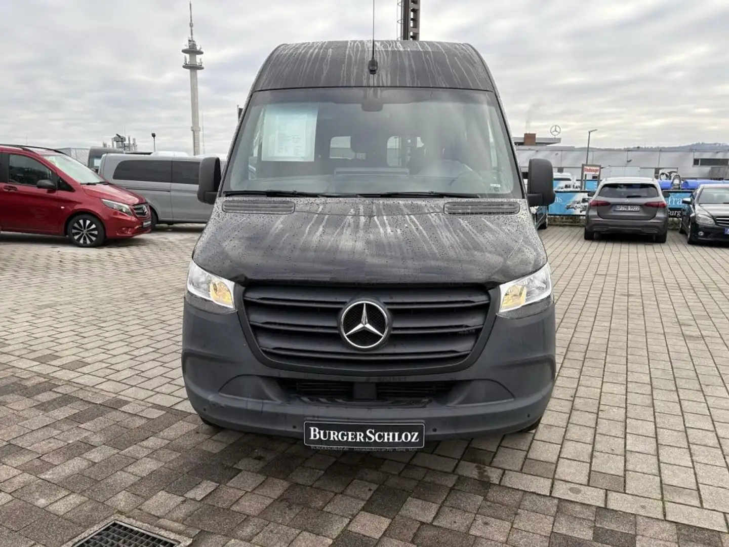 Mercedes-Benz Sprinter 316 CDI Tourer HD Mittel 9-Sitze Klima AHK 2.0t. Noir - 2