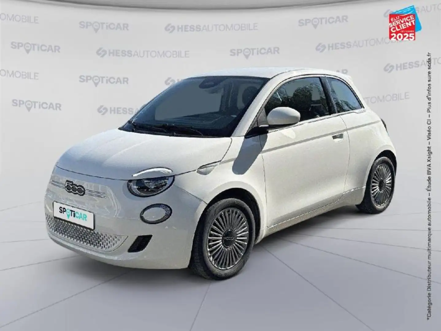 Fiat 500e e 95ch Icône Blanc - 1