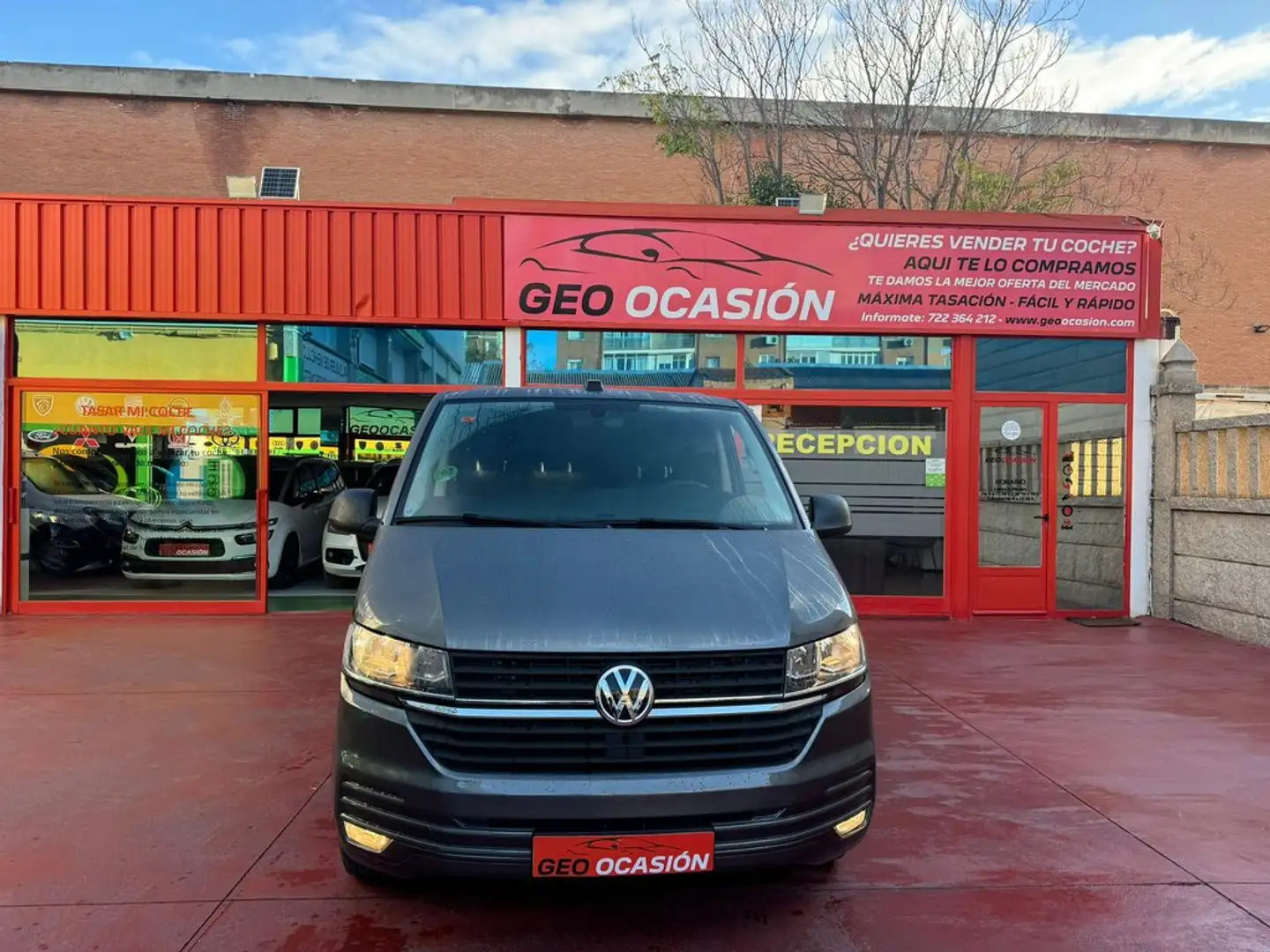 Volkswagen Transporter Ch. Doble Cab. 2.0 TDI Gris - 2