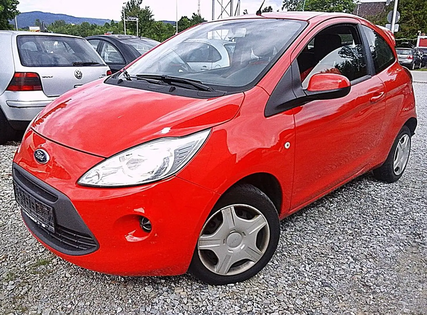 Ford Ka/Ka+ Cool+Sound/EURO 6/ wenig km/ FH+Klima+Sitzh/ZR neu Rot - 2