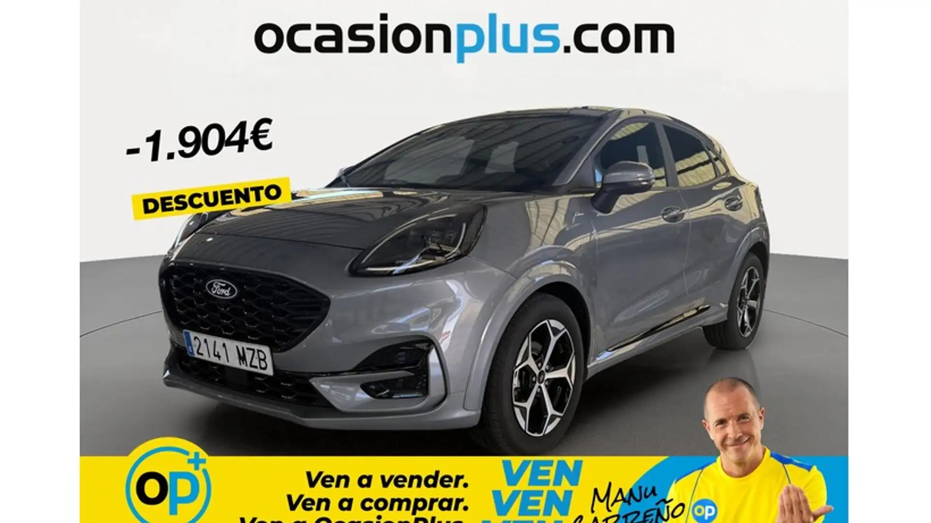 Ford Puma 1.0 EcoBoost MHEV ST-Line 125 Plateado - 1
