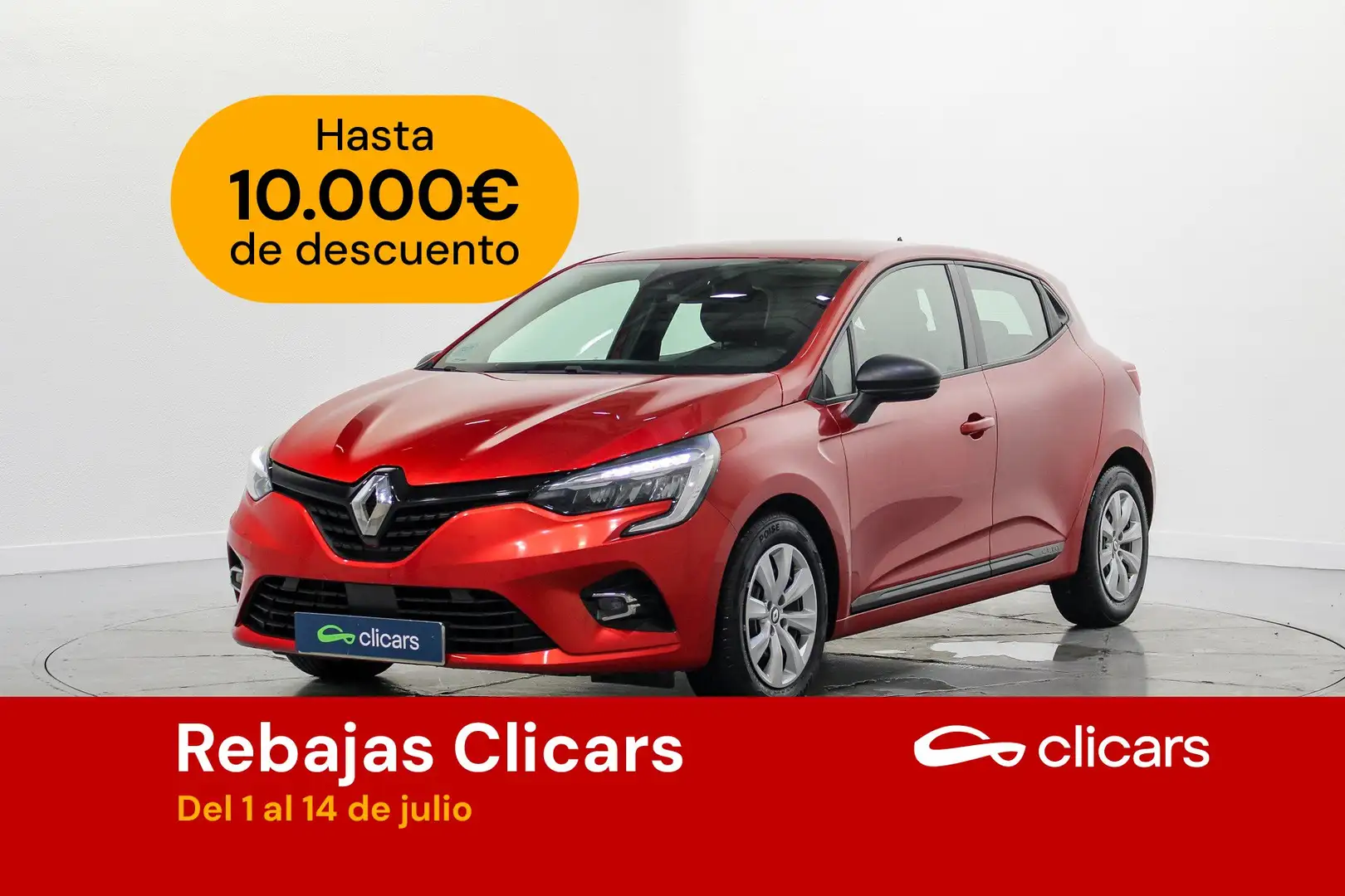 Renault Clio TCe Equilibre 67kW Rojo - 1