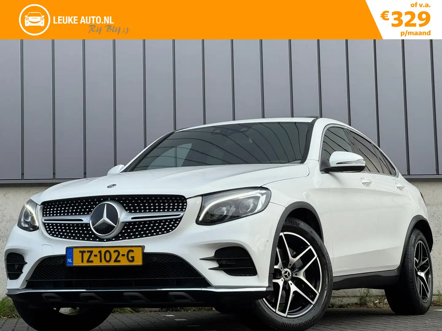 Mercedes-Benz GLC 250 Coupé 4MATIC AMG Premium+ Pano Camera Dode-Hoek Wit - 1