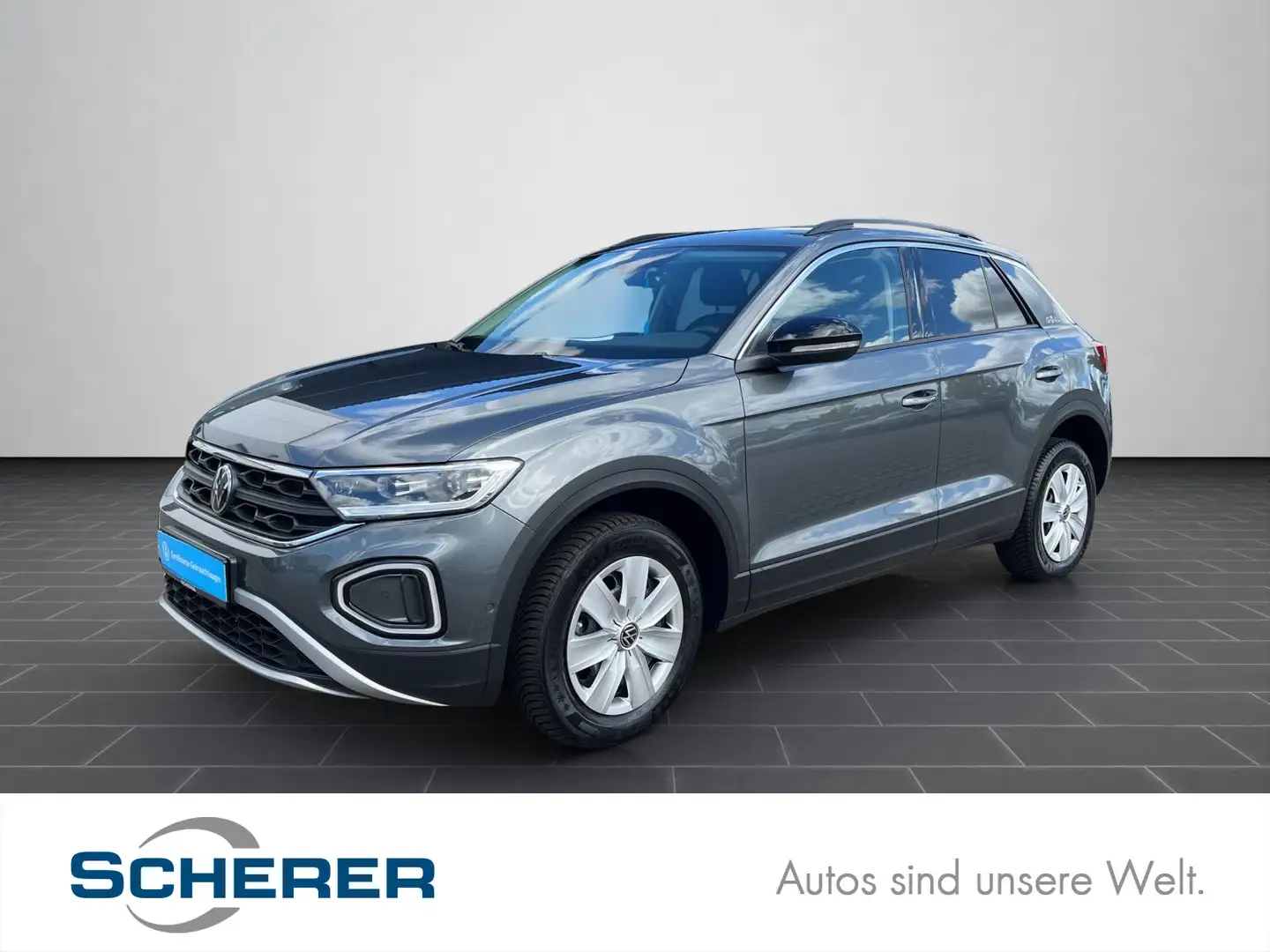 Volkswagen T-Roc 2,0 TDI Goal NAVI/LED/PDC/Sitzheizung vo./ Grau - 1