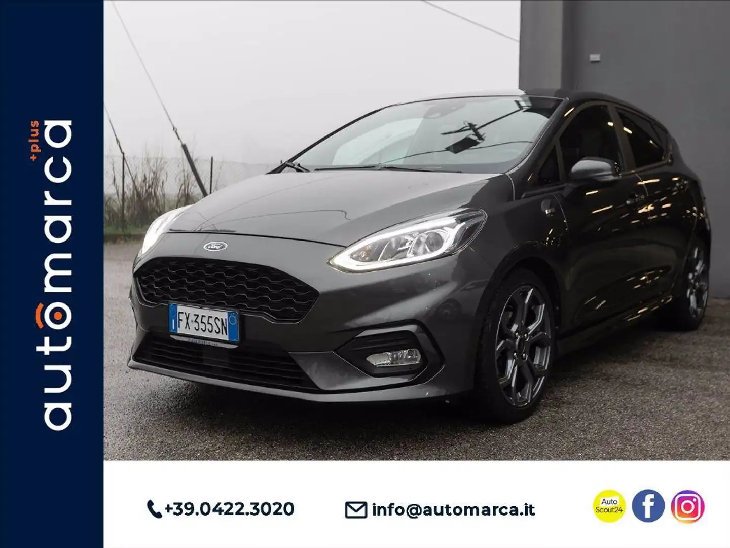 Ford Fiesta 5p 1.0 ecoboost ST-Line 100cv Gris - 1