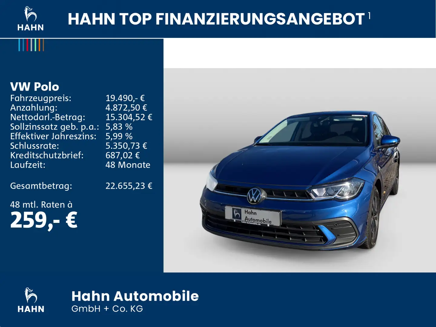 Volkswagen Polo 1.0 TSI Move Navi Bluetooth App-Connect LED Blau - 2