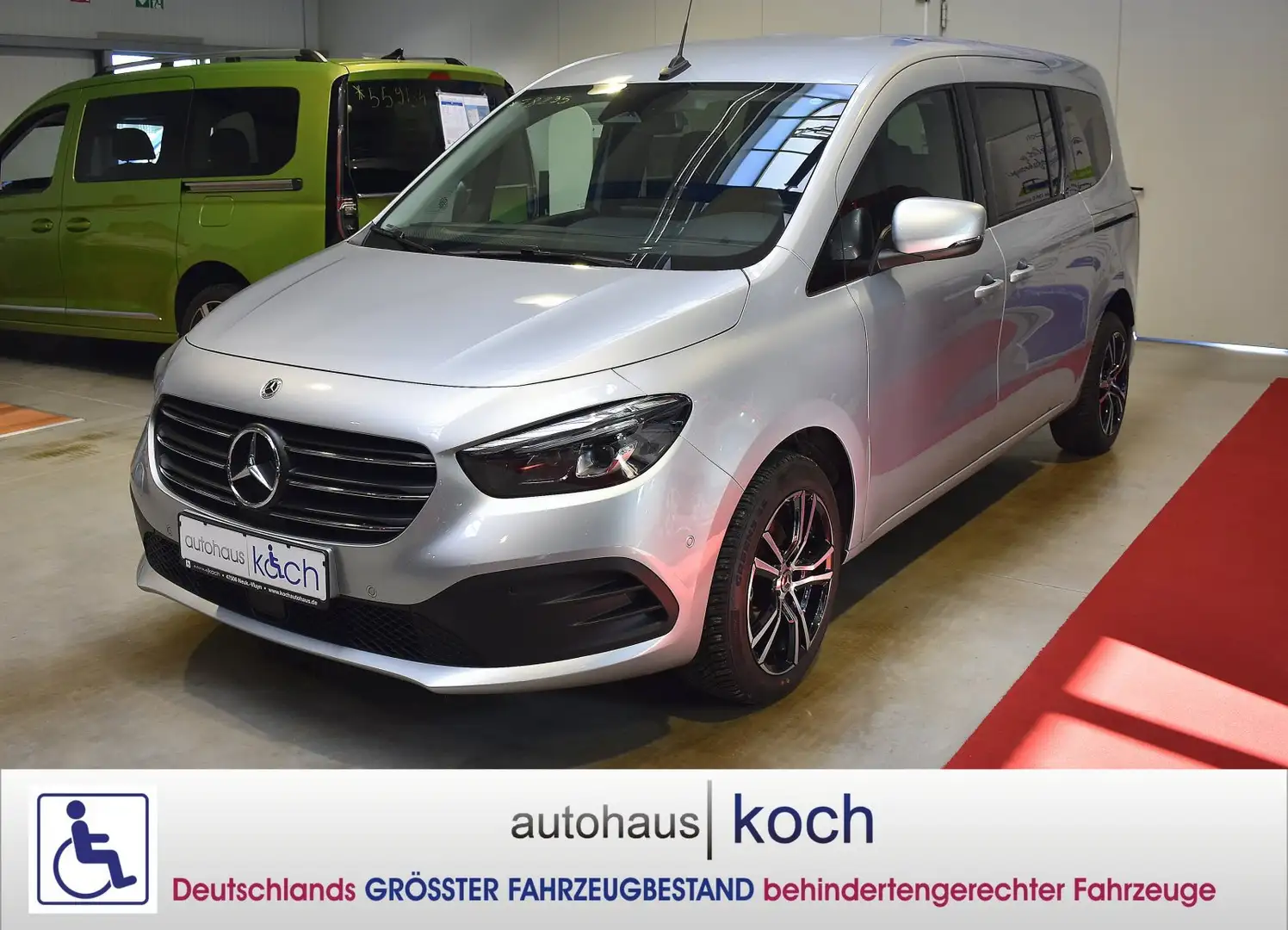 Mercedes-Benz T-Class lang 180 EURO 6e rollstuhlgerecht Srebrny - 1