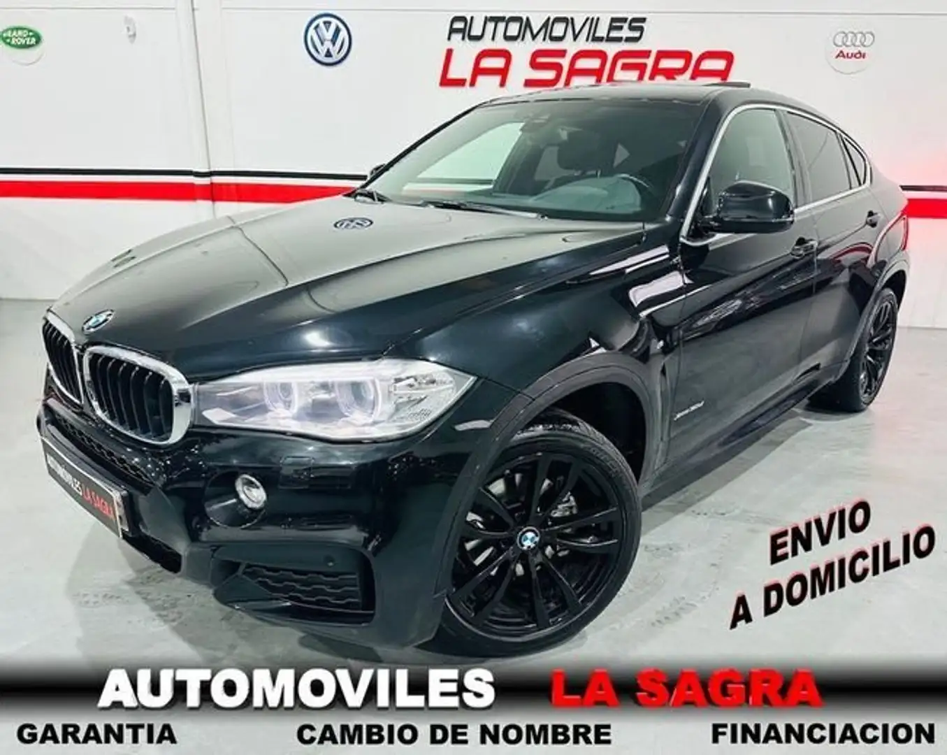 BMW X6 xDrive 30dA Noir - 1