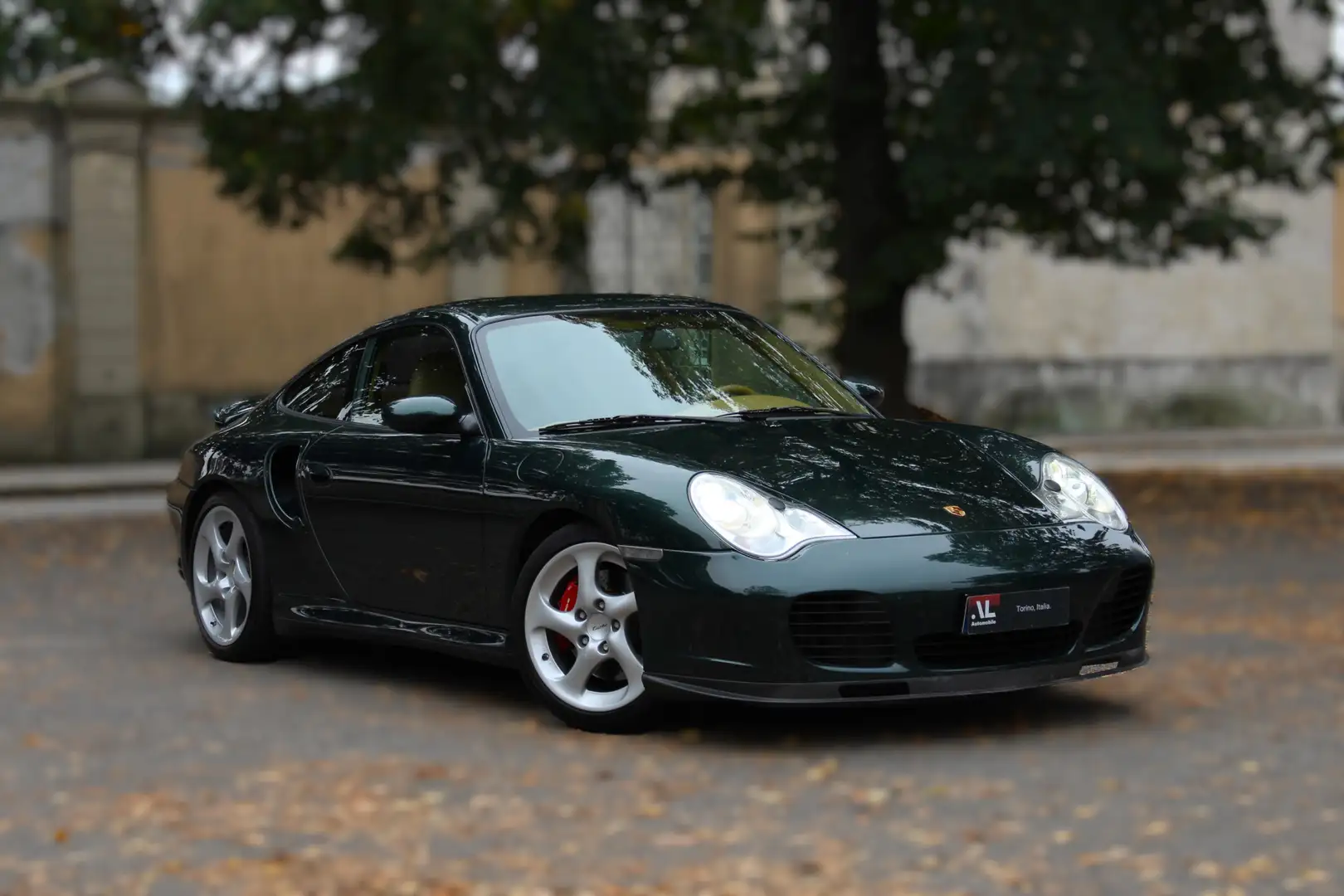Porsche 996 Coupé Turbo * Forest Green* Exclusive interior Green - 1