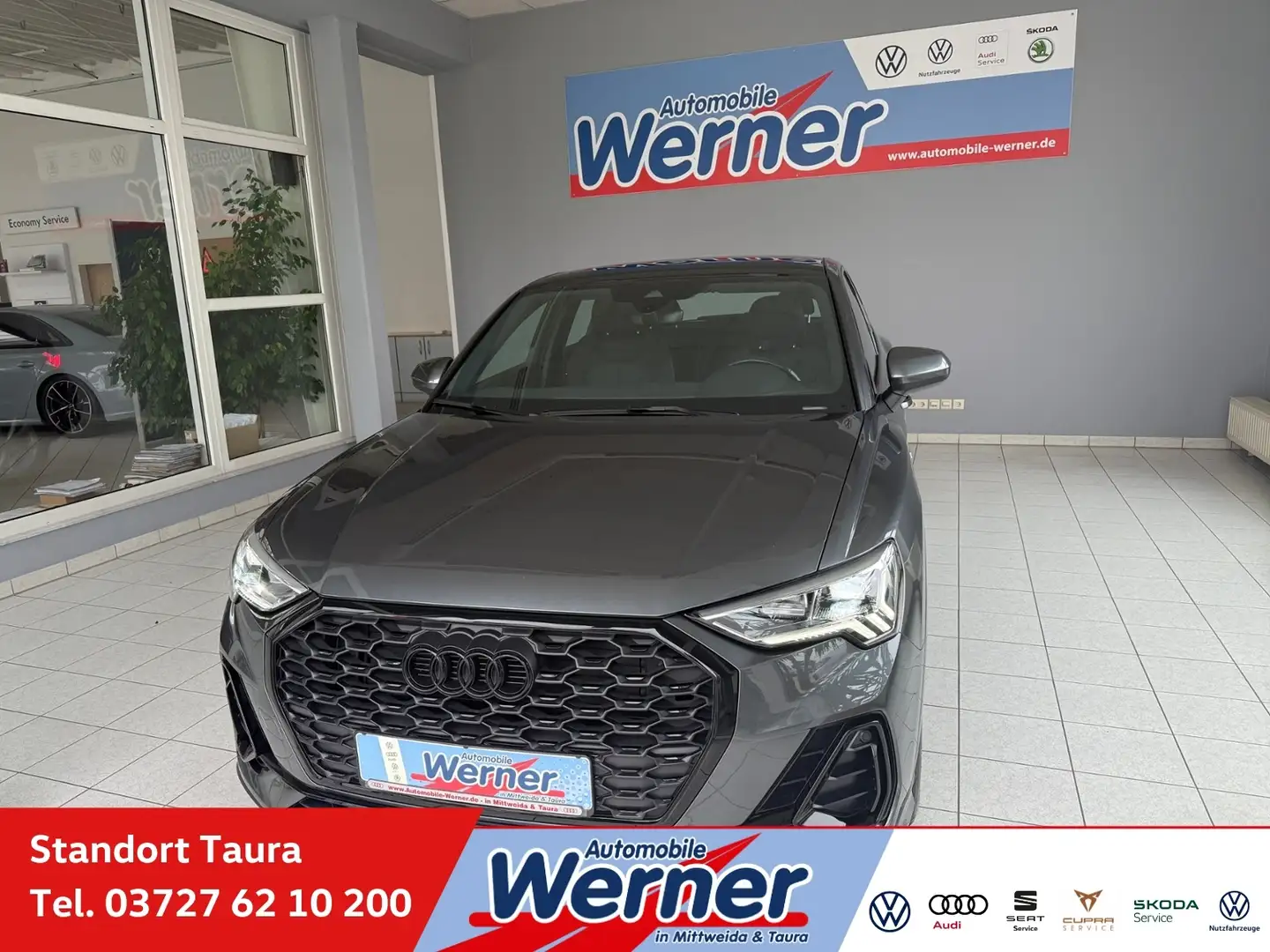 Audi Q3 Sportback S line 35TFSI Panodach LED Navi Grau - 1