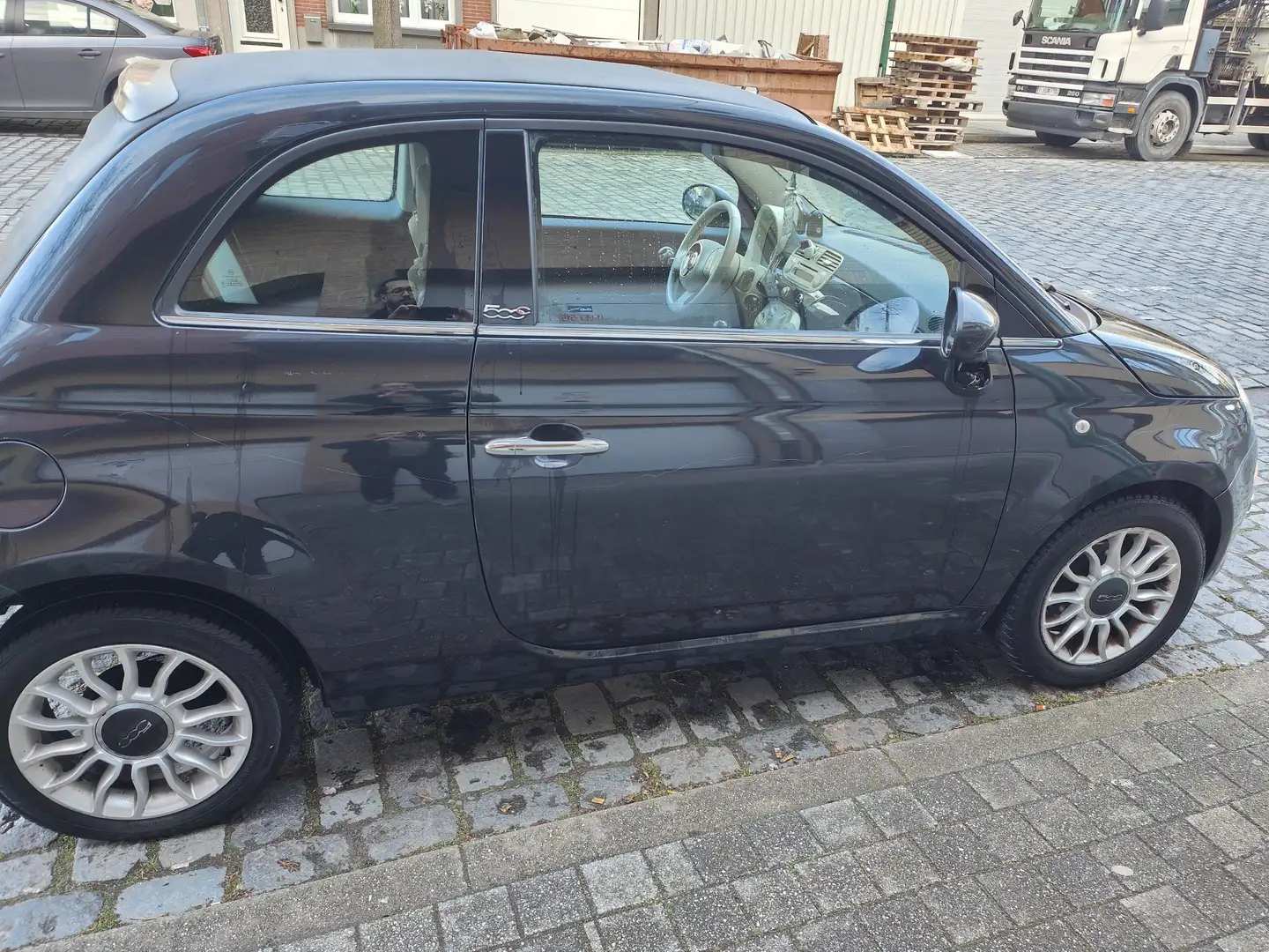 Fiat 500C 0.9 T TwinAir Stop & Start Zwart - 1