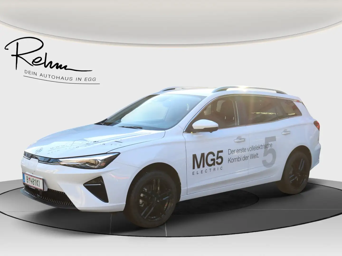 MG MG5 EV Luxury 61,1 kWh WLTP 400km 1,99% fix Zins Biały - 1